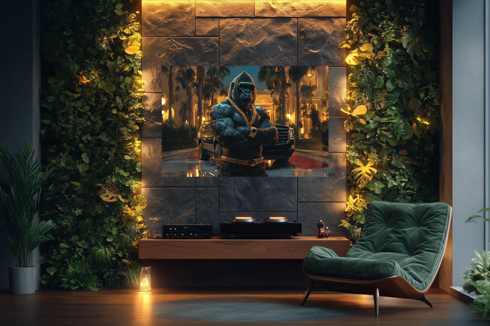 Die Verkörperung der Macht – Unantastbar | Premium Wandbild - Dein Wandbild