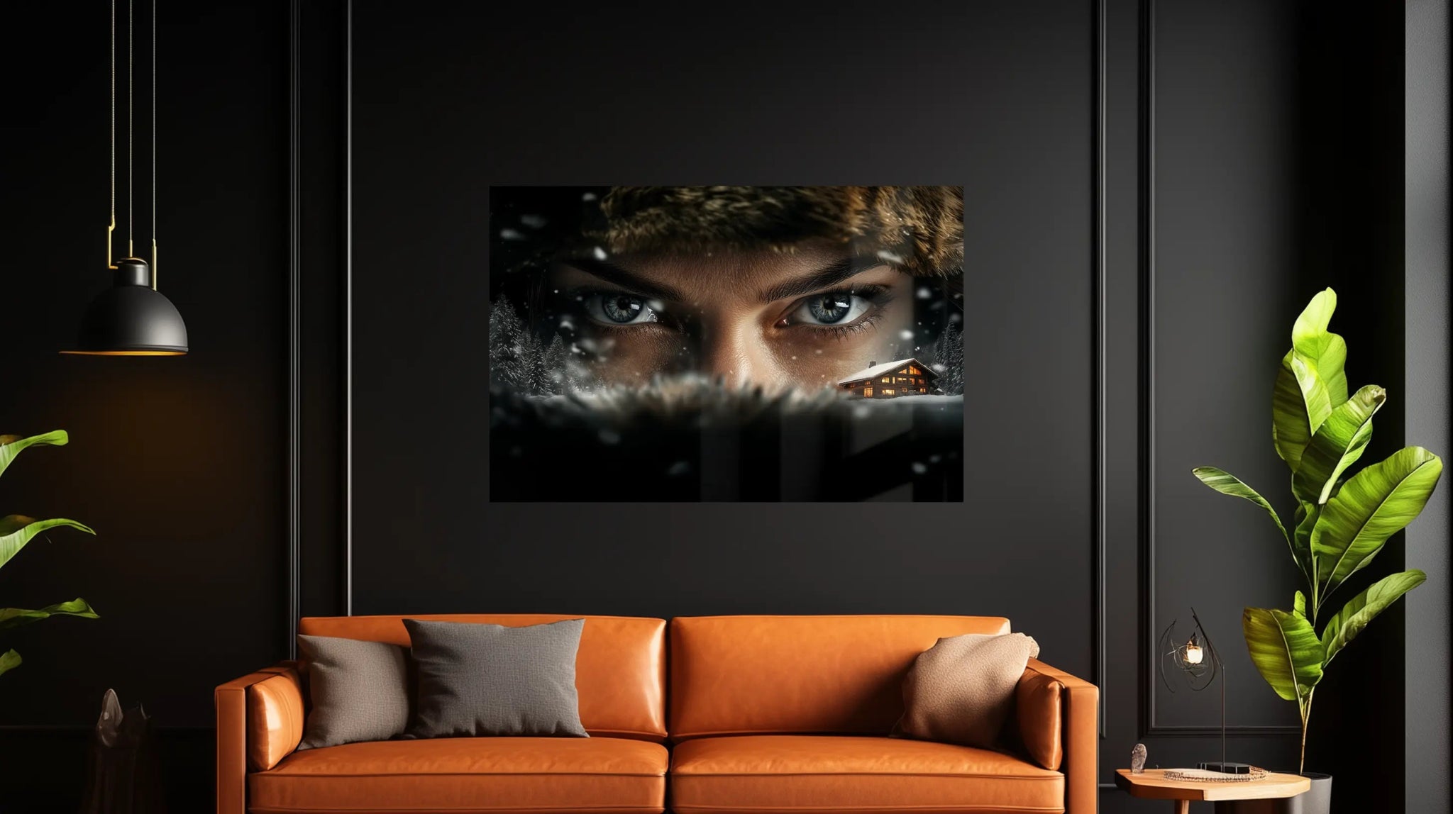 Eisige Eleganz – Der Blick des Winters als edler Kunstdruck | Dein Wandbild - Dein Wandbild