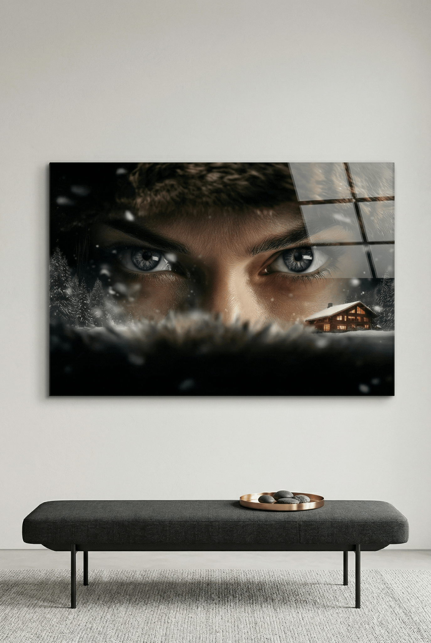 Eisige Eleganz – Der Blick des Winters als edler Kunstdruck | Dein Wandbild - Dein Wandbild