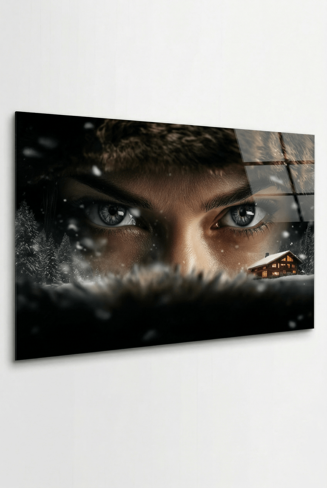 Eisige Eleganz – Der Blick des Winters als edler Kunstdruck | Dein Wandbild - Dein Wandbild