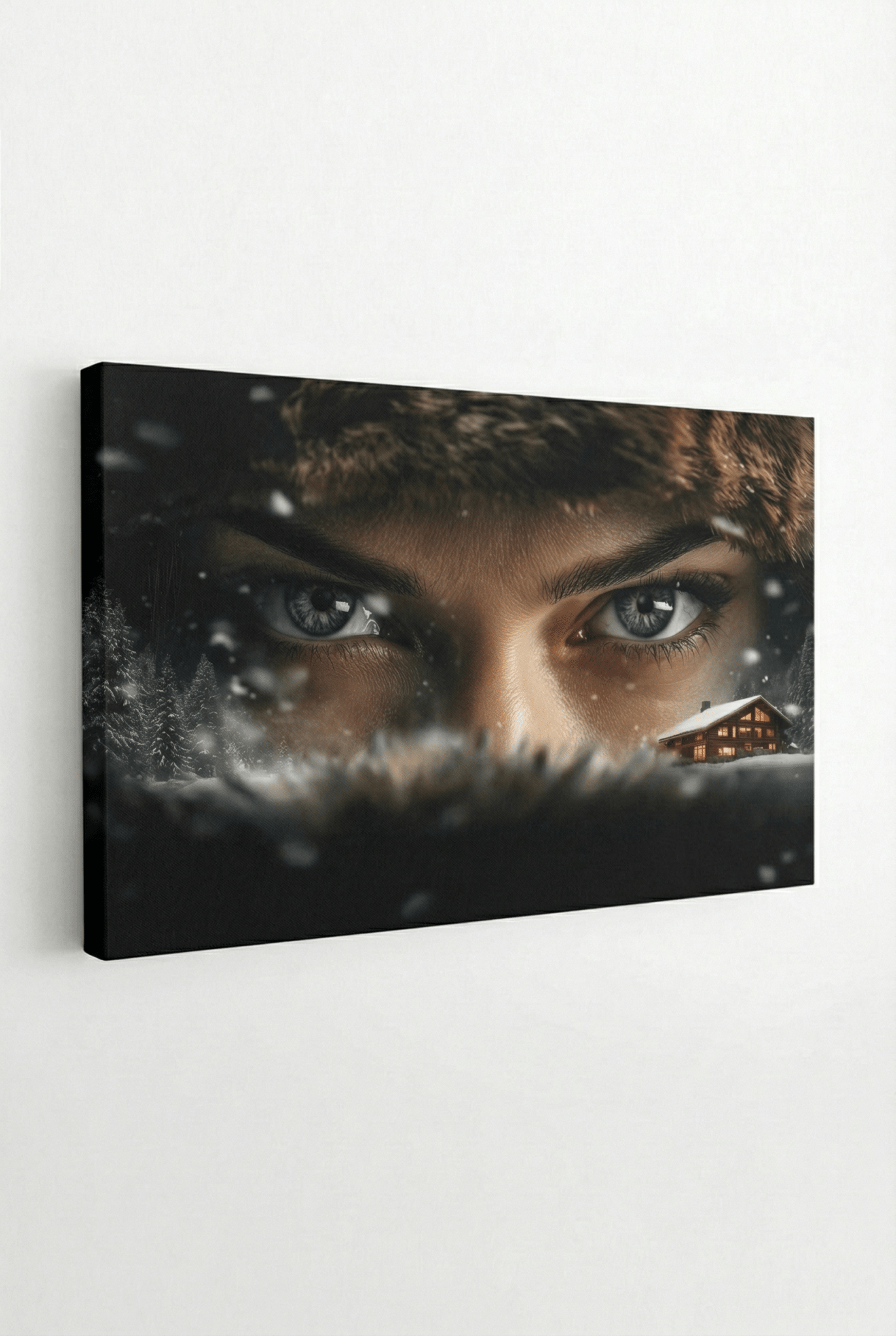 Eisige Eleganz – Der Blick des Winters als edler Kunstdruck | Dein Wandbild - Dein Wandbild