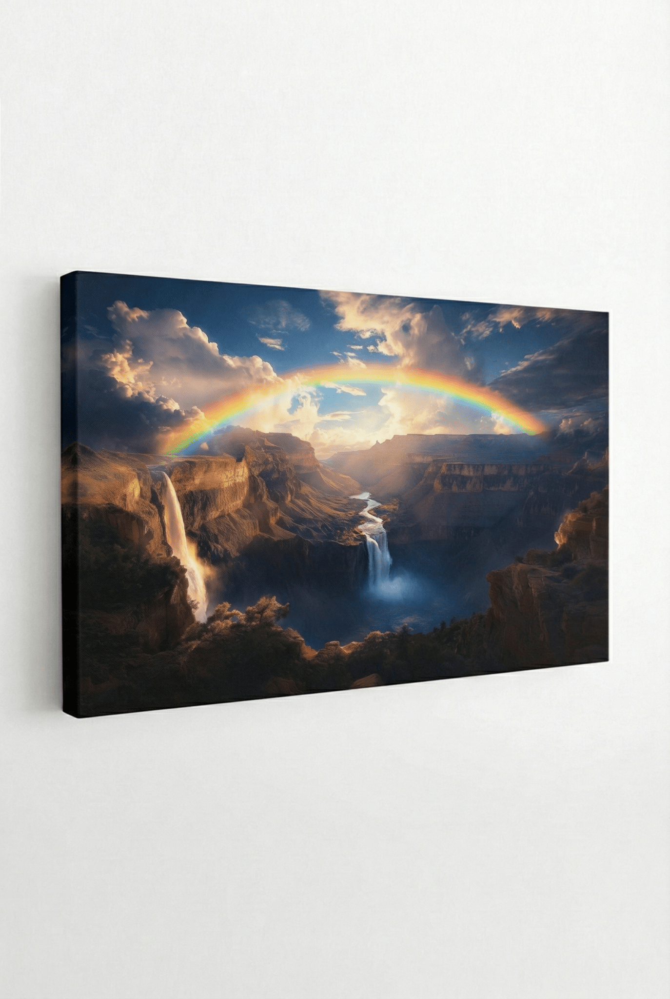 Eternal Horizon – Naturbild mit Regenbogen - Magie & Ruhe | Dein Wandbild - Dein Wandbild