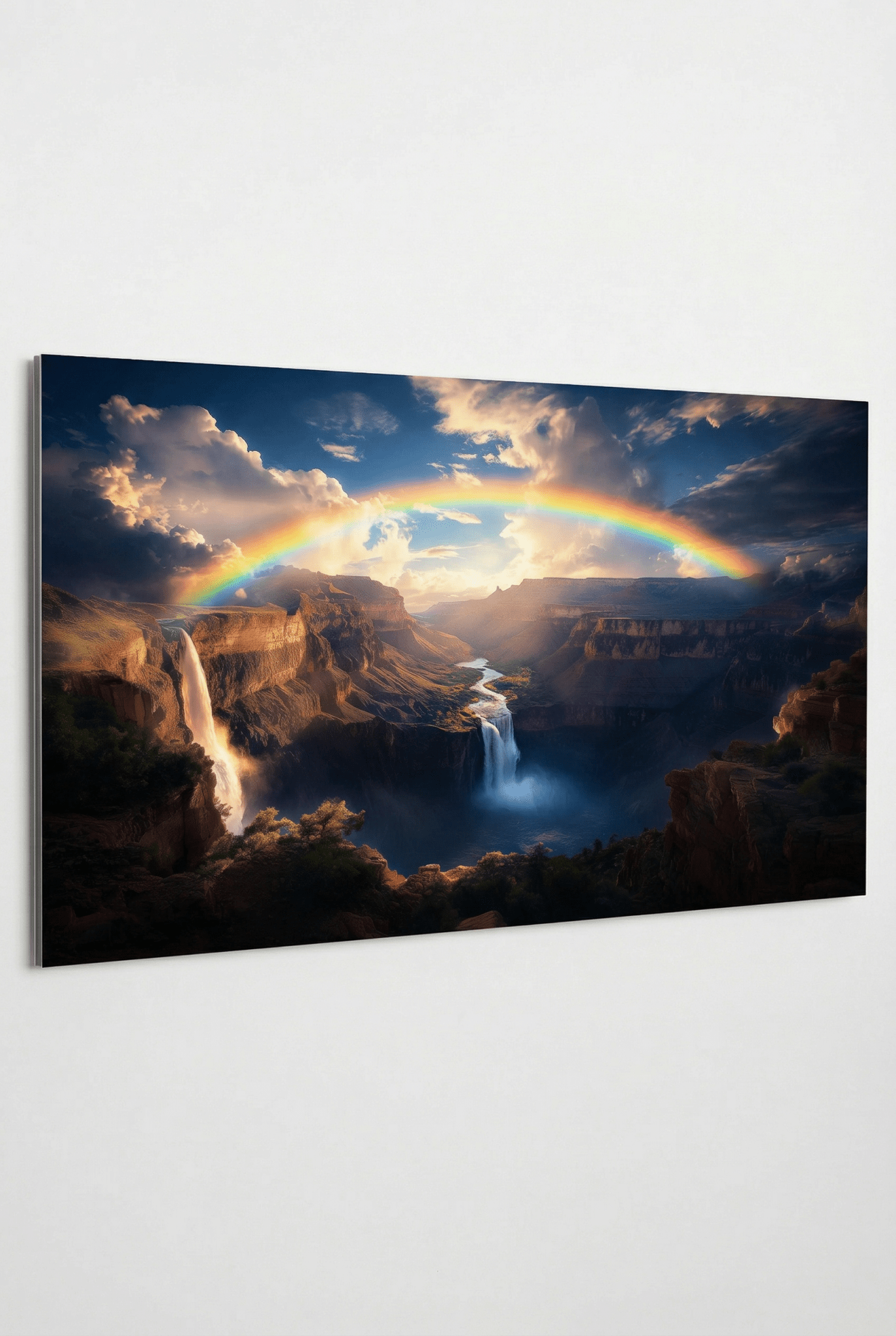 Eternal Horizon – Naturbild mit Regenbogen - Magie & Ruhe | Dein Wandbild - Dein Wandbild