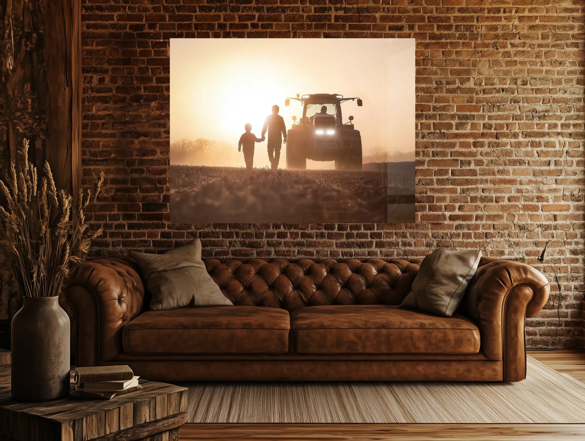 Father & Light – Erbe im Morgengrauen - Dein Wandbild