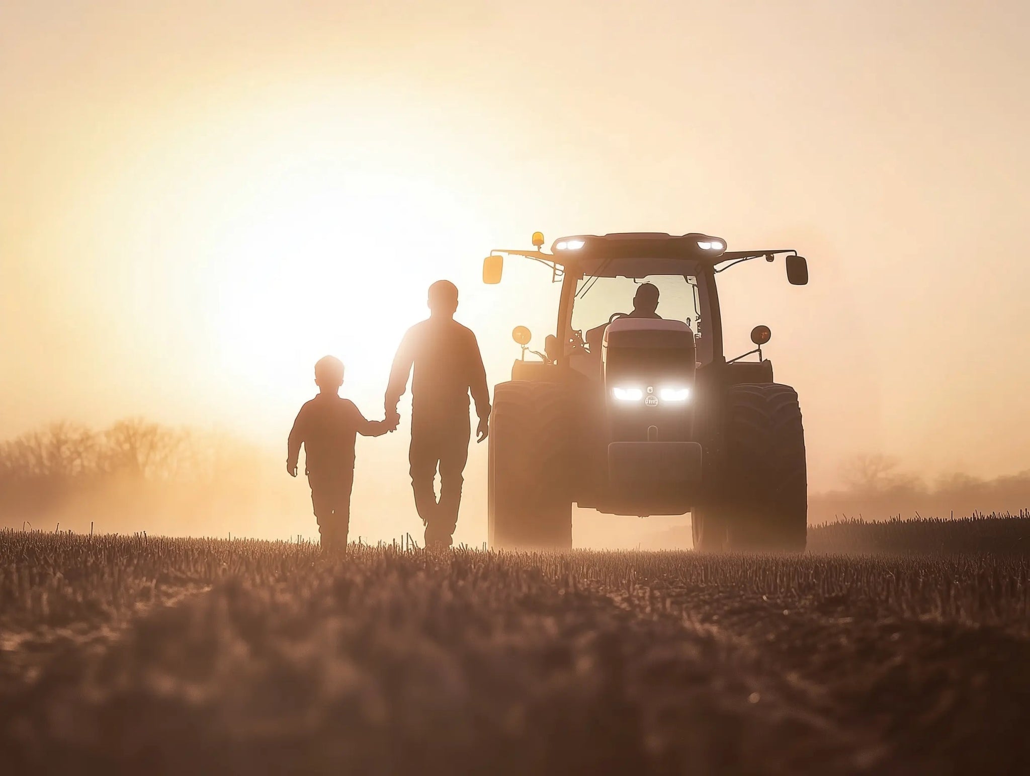 Father & Light – Erbe im Morgengrauen - Dein Wandbild