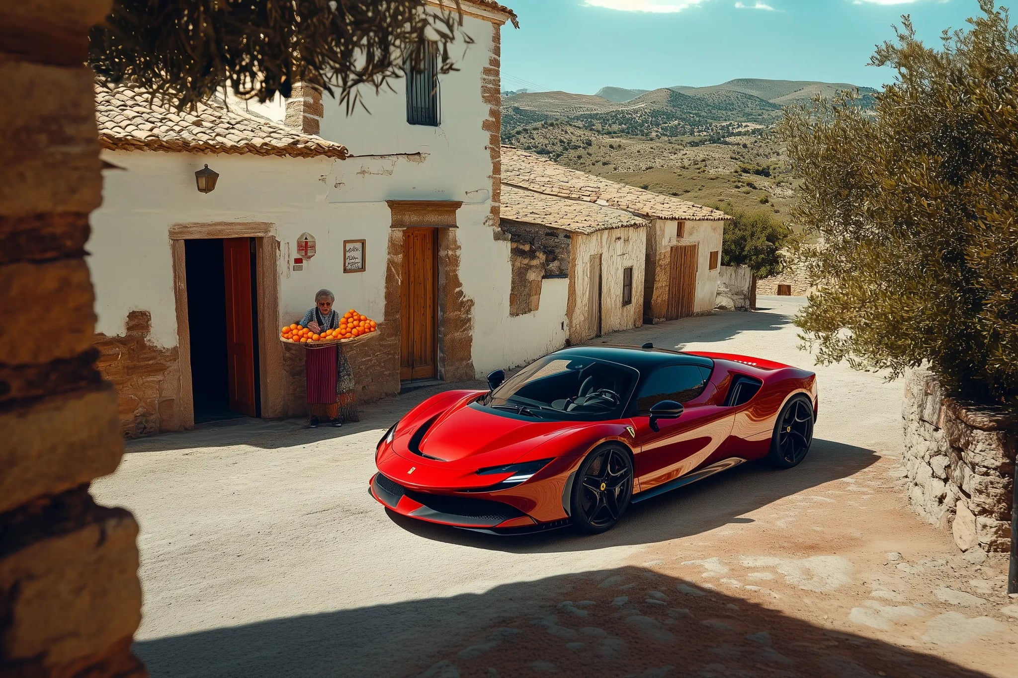 Ferrari SF90 Stradale – Autobild zwischen Tradition & Innovation | Dein Wandbild - Dein Wandbild