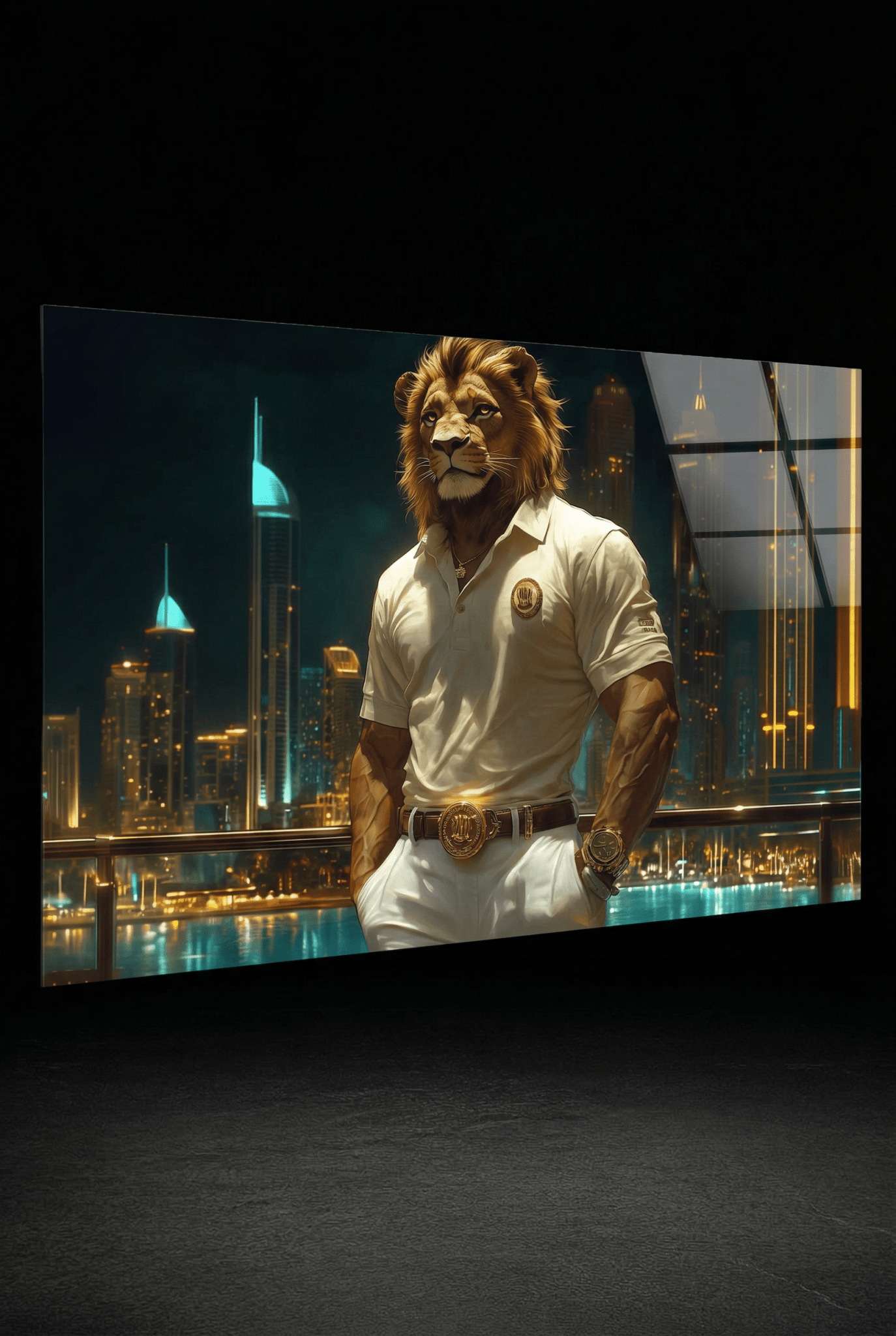G Lion – Der Löwe der Skyline | G Animals - Dein Wandbild