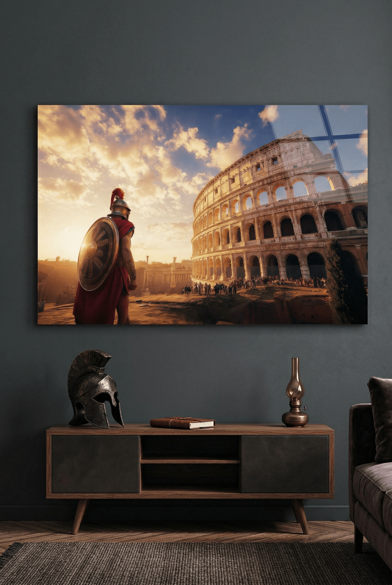 Gladiator’s Legacy – Architekturbild mit dem Kolosseum in epischem Licht | Dein Wandbild - Dein Wandbild