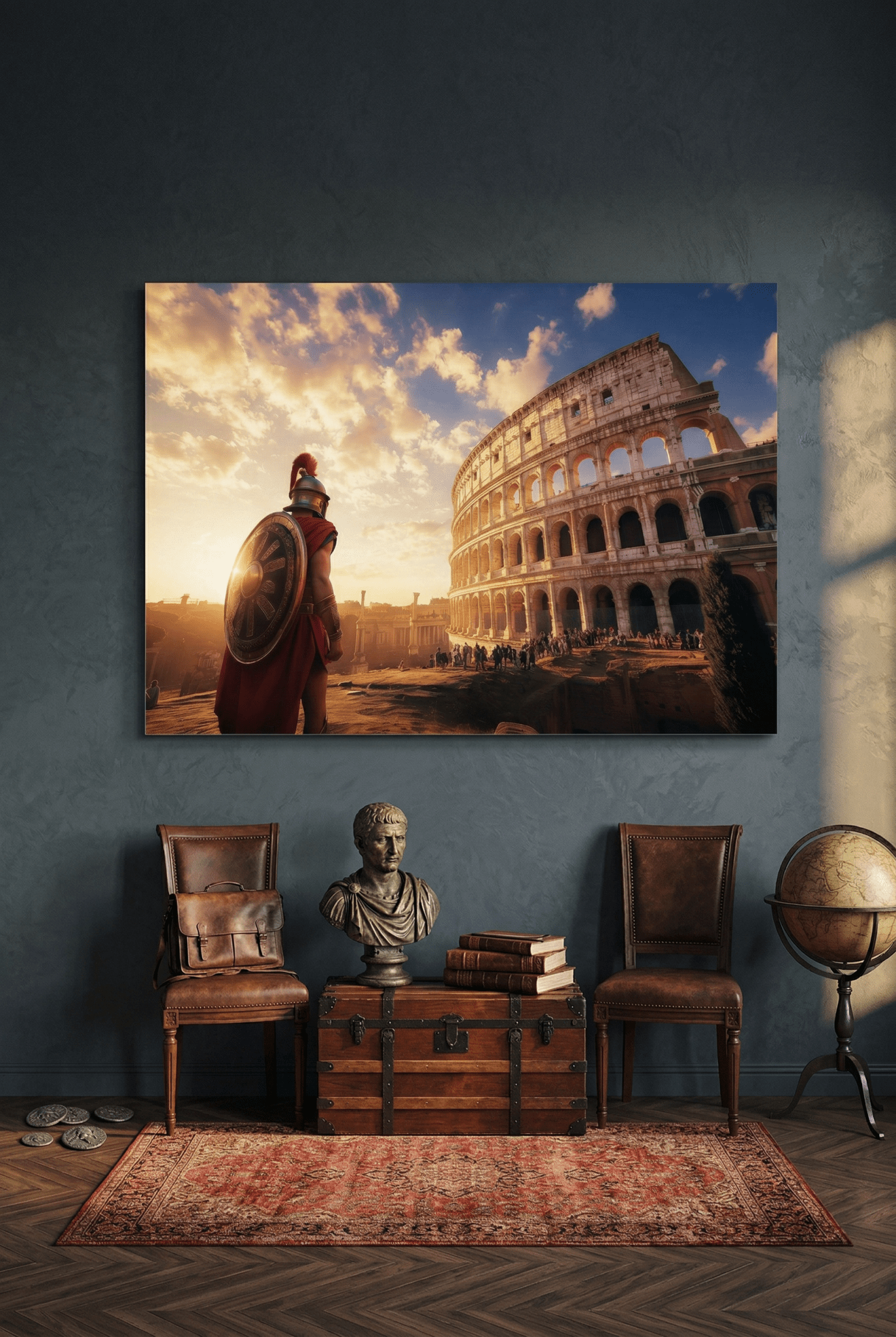 Gladiator’s Legacy – Architekturbild mit dem Kolosseum in epischem Licht | Dein Wandbild - Dein Wandbild