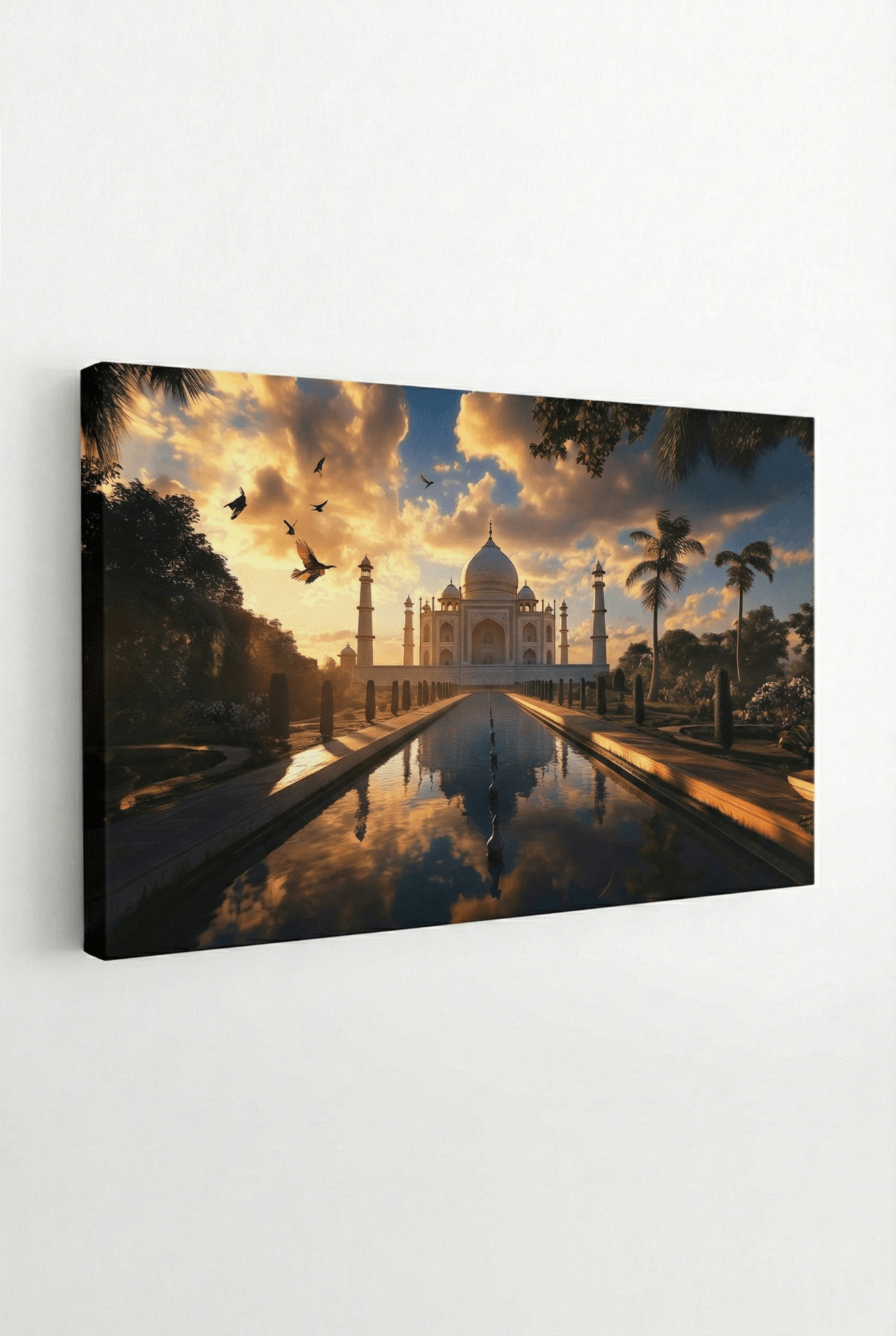 Golden Majesty – Architekturbild des Taj Mahal im Licht der Ewigkeit | Dein Wandbild - Dein Wandbild
