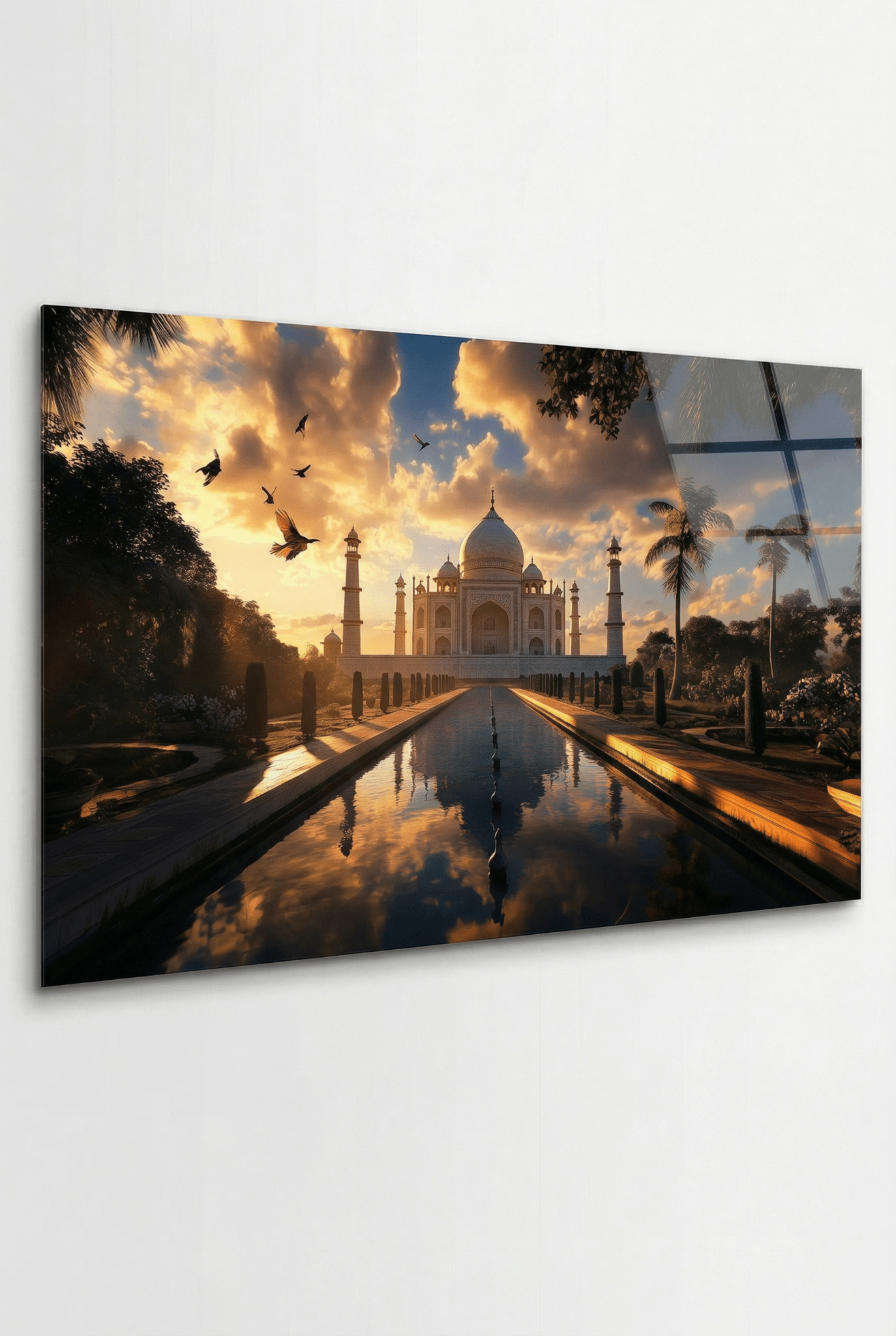 Golden Majesty – Architekturbild des Taj Mahal im Licht der Ewigkeit | Dein Wandbild - Dein Wandbild