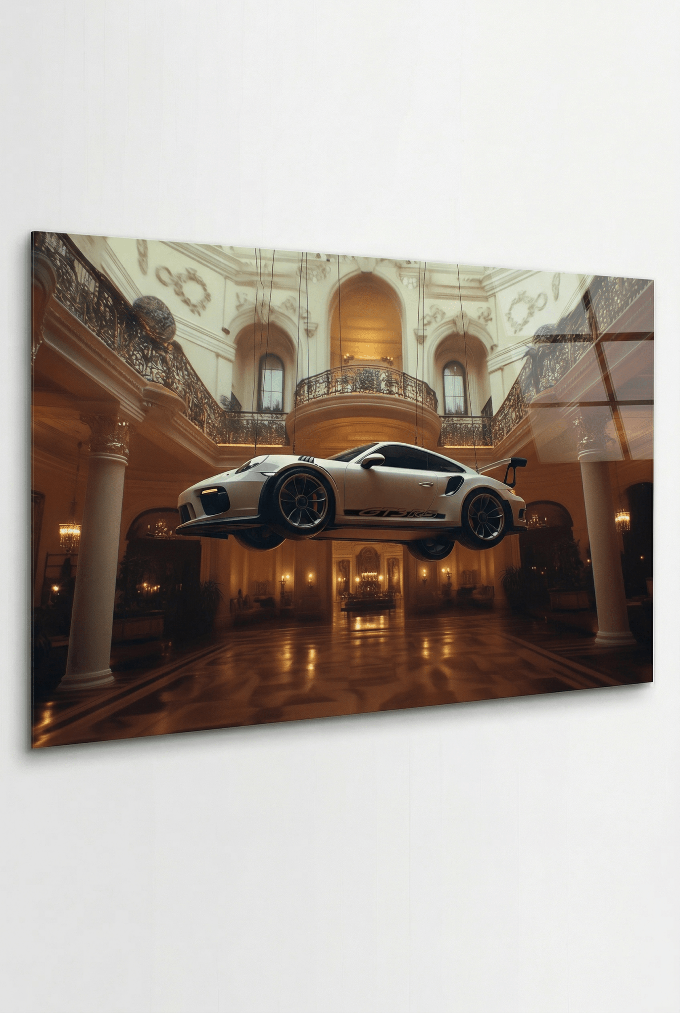 GT3 Prestige – Porsche Autobild mit Luxus & surrealer Eleganz | Dein Wandbild - Dein Wandbild