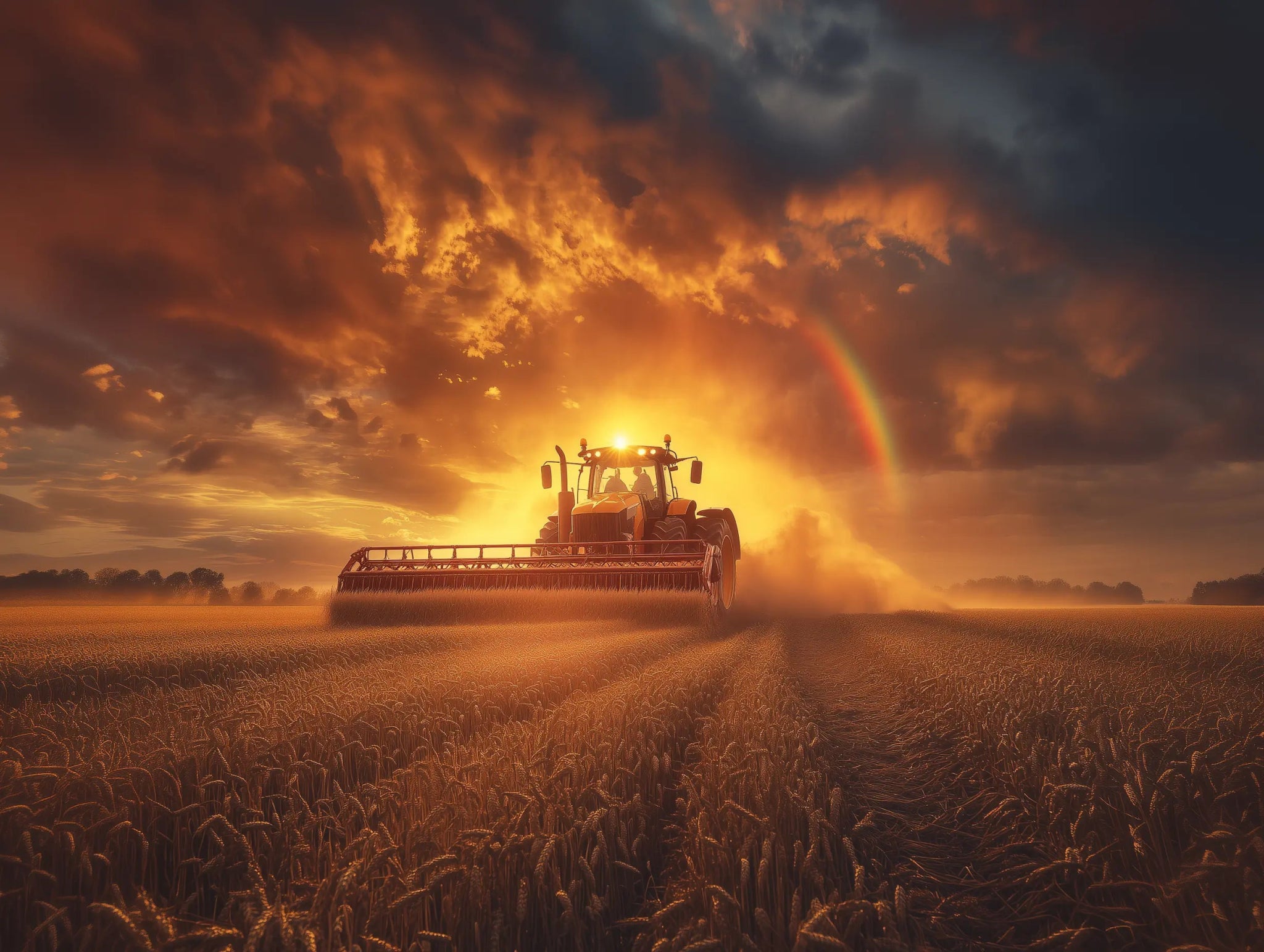 Harvest Halo – Die Krone der Felder - Dein Wandbild