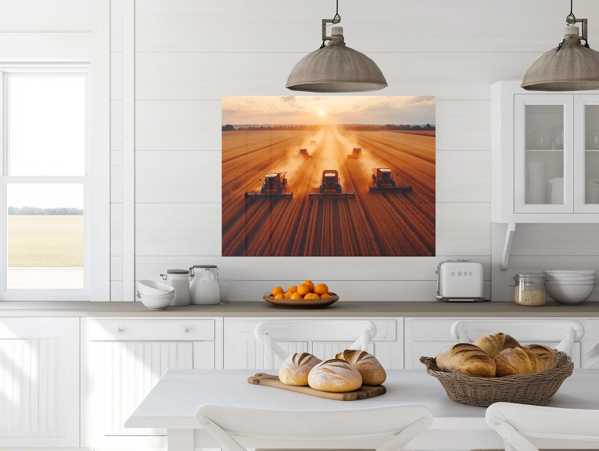 Harvest Sunset – Die Fünf im Feuerlicht - Dein Wandbild