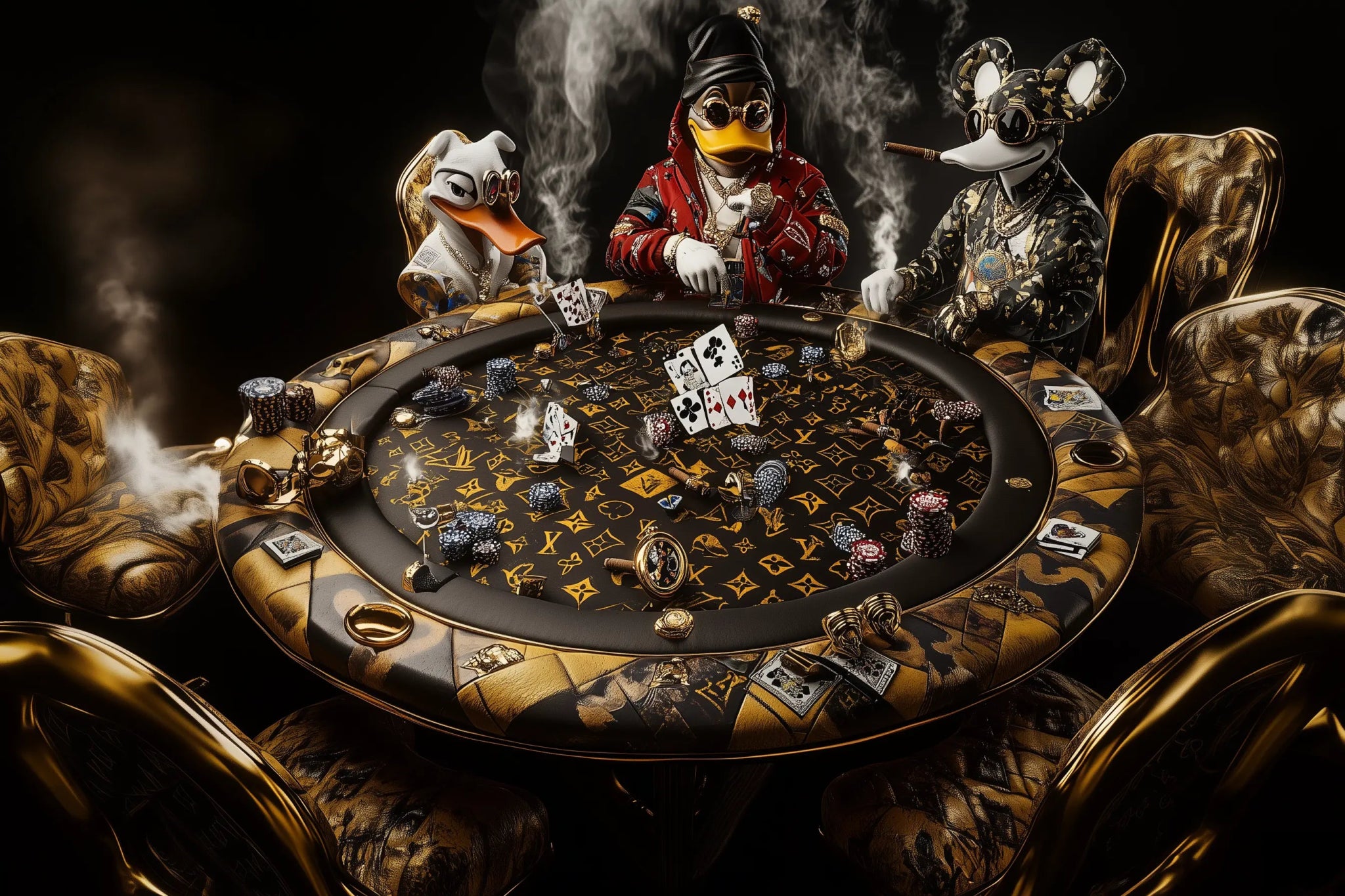 High Stakes Royalty | Premium Wandbild - Dein Wandbild