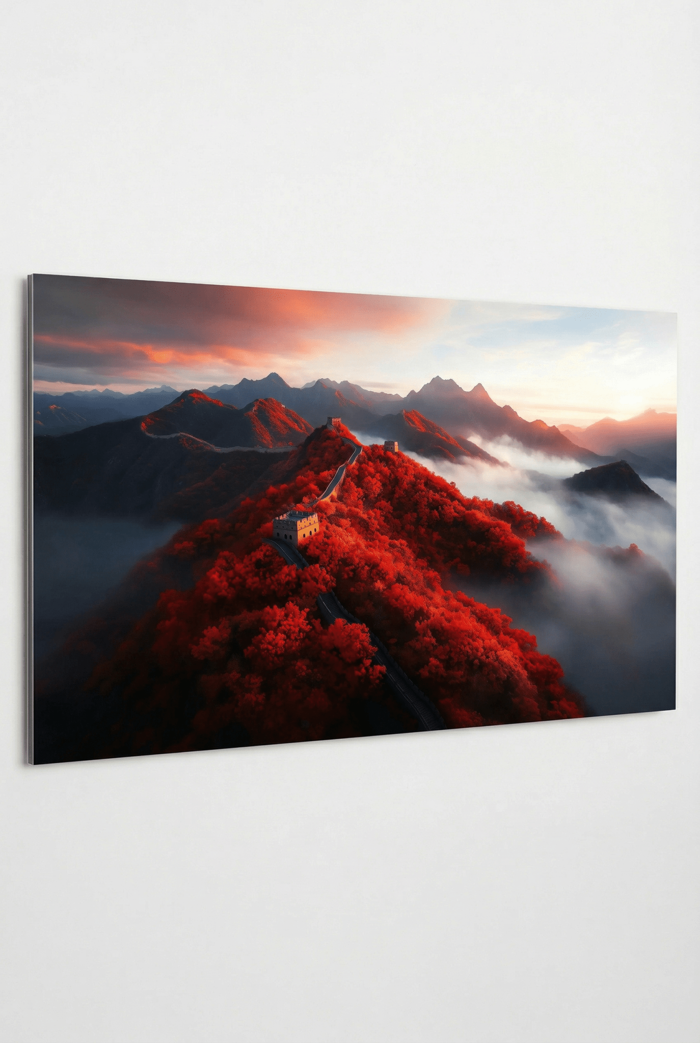 Imperial Autumn – Landschaftsbild der Chinesischen Mauer im Herbst | Dein Wandbild - Dein Wandbild