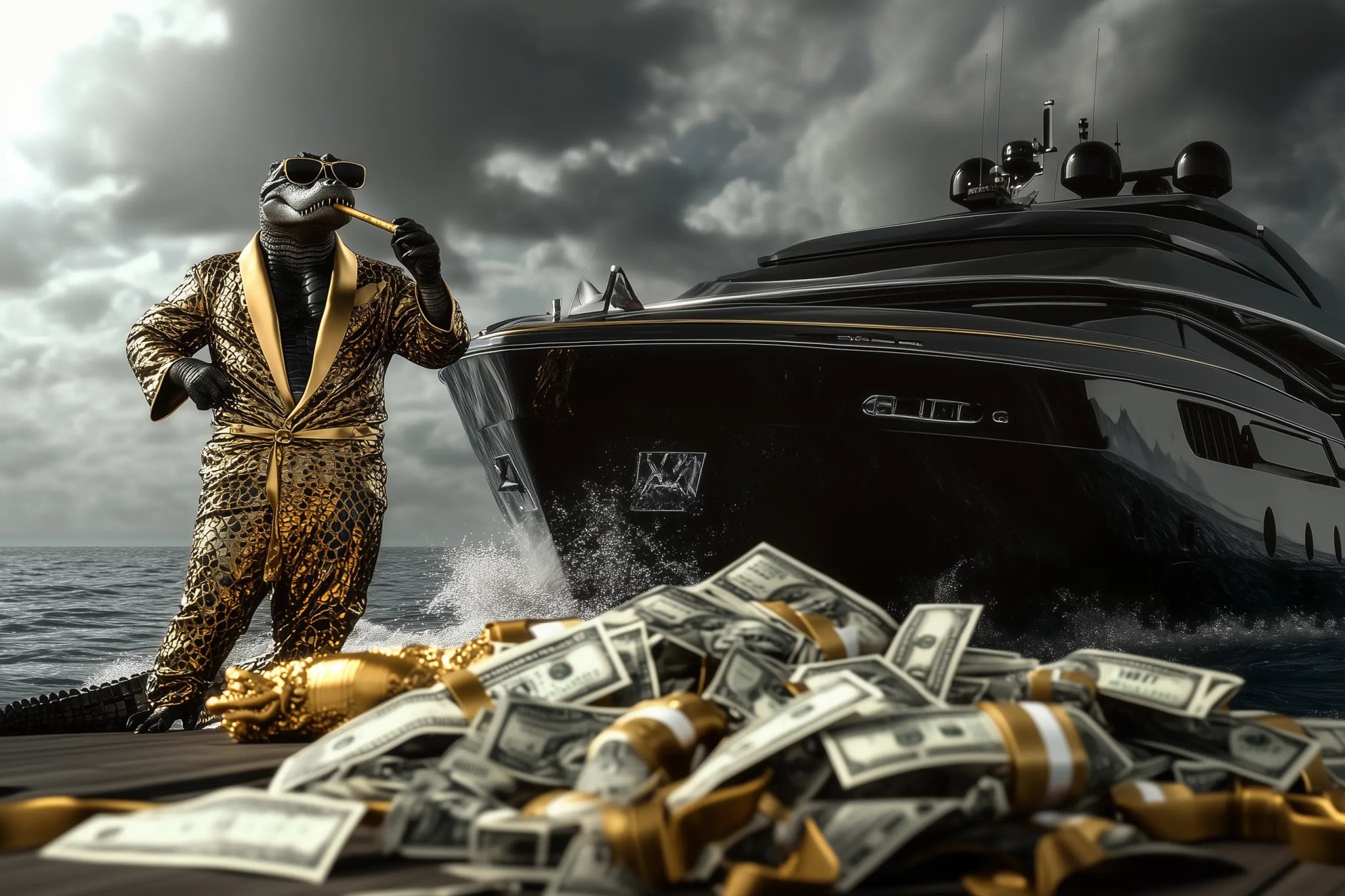 Imperium der Macht: Luxus & Reichtum pur | Premium Wandbild - Dein Wandbild