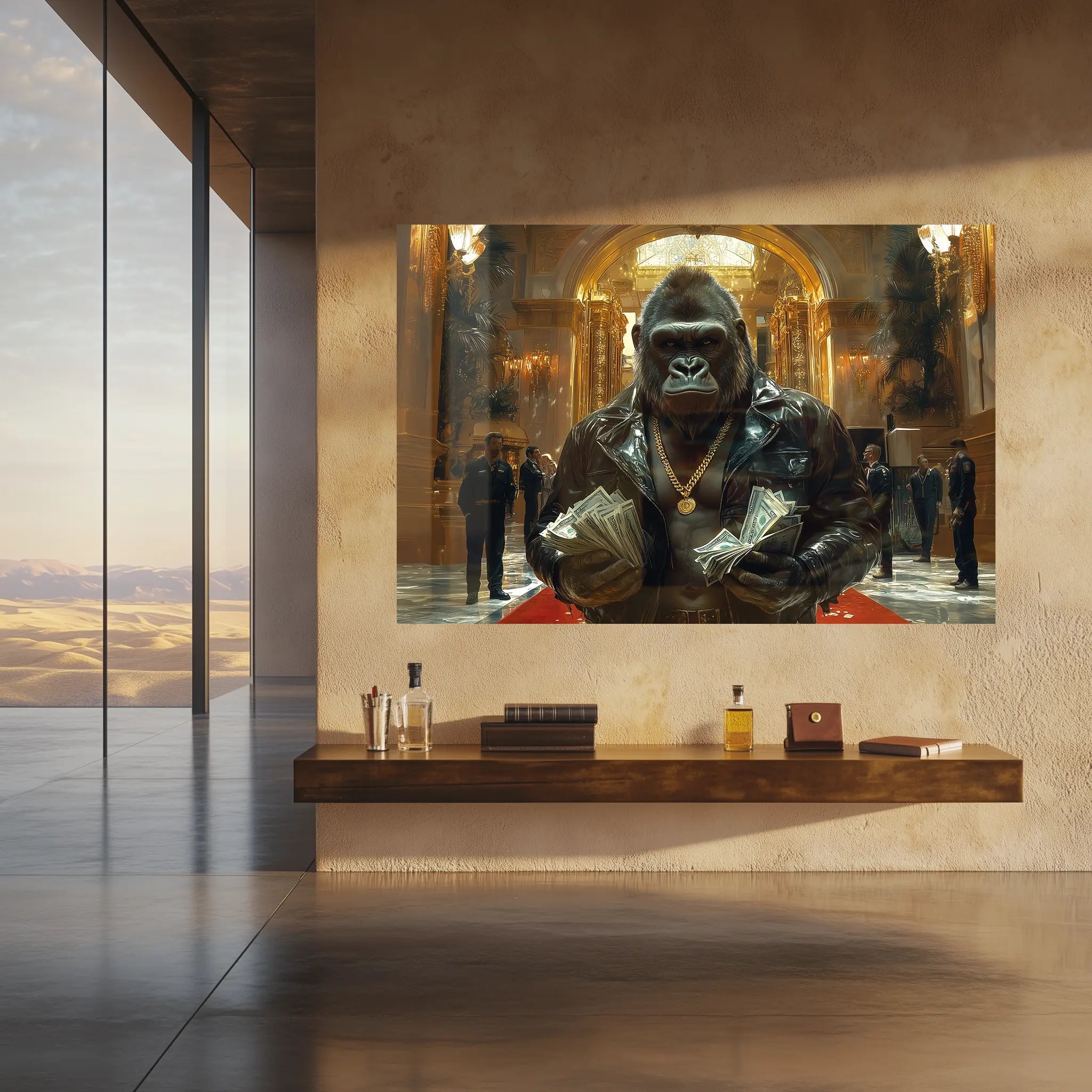 Imperium des Reichtums – Die ultimative Macht in Gold | Premium Wandbild - Dein Wandbild