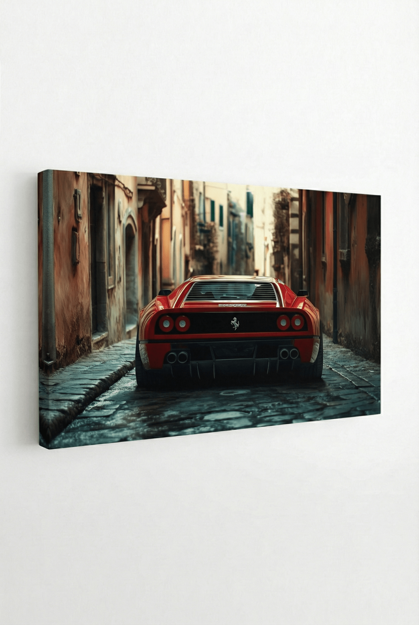 Italian Legacy – Supersportwagen Autobild mit klassischer Kulisse | Dein Wandbild - Dein Wandbild