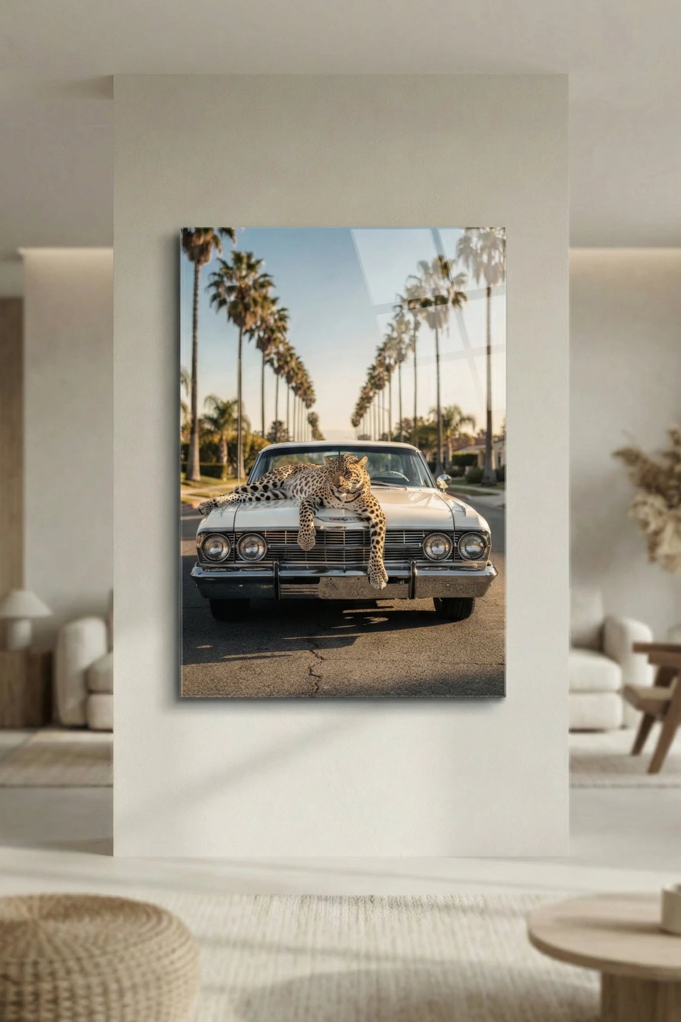 Jaguar auf Classic Impala | Dein Wandbild - Dein Wandbild