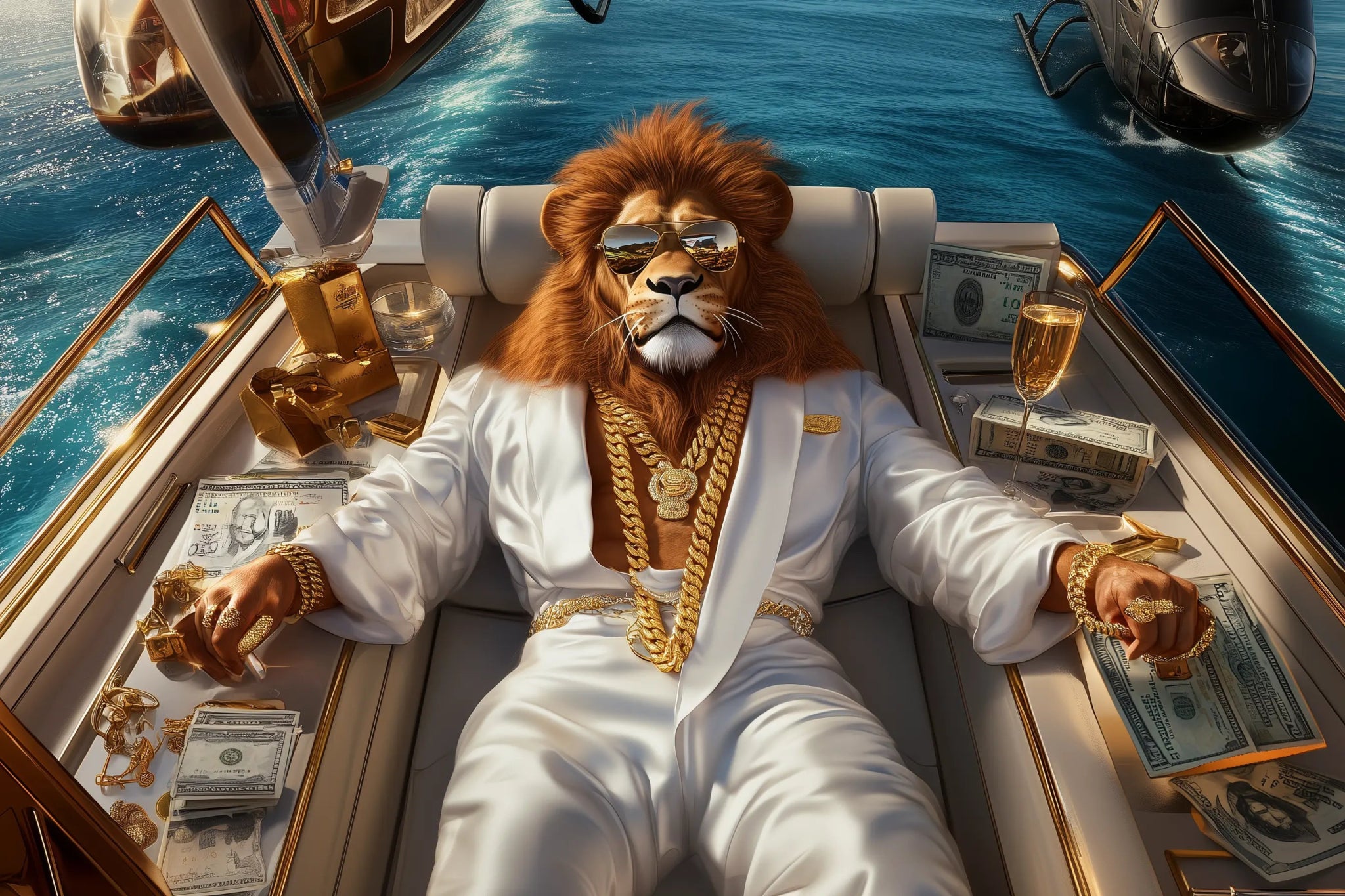 King of the Ocean | Premium Wandbild - Dein Wandbild