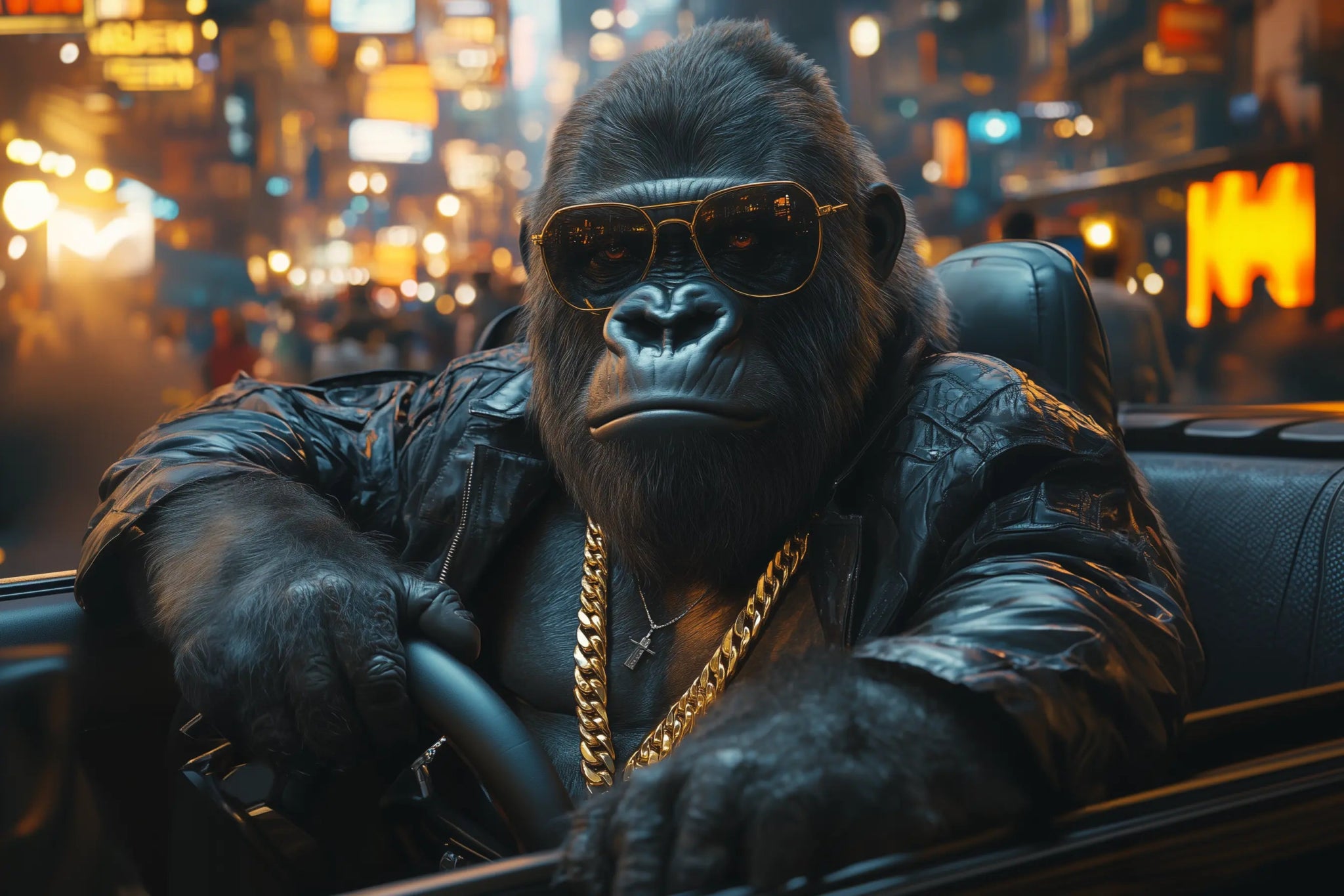 King of the Streets – Unantastbar | Premium Wandbild - Dein Wandbild