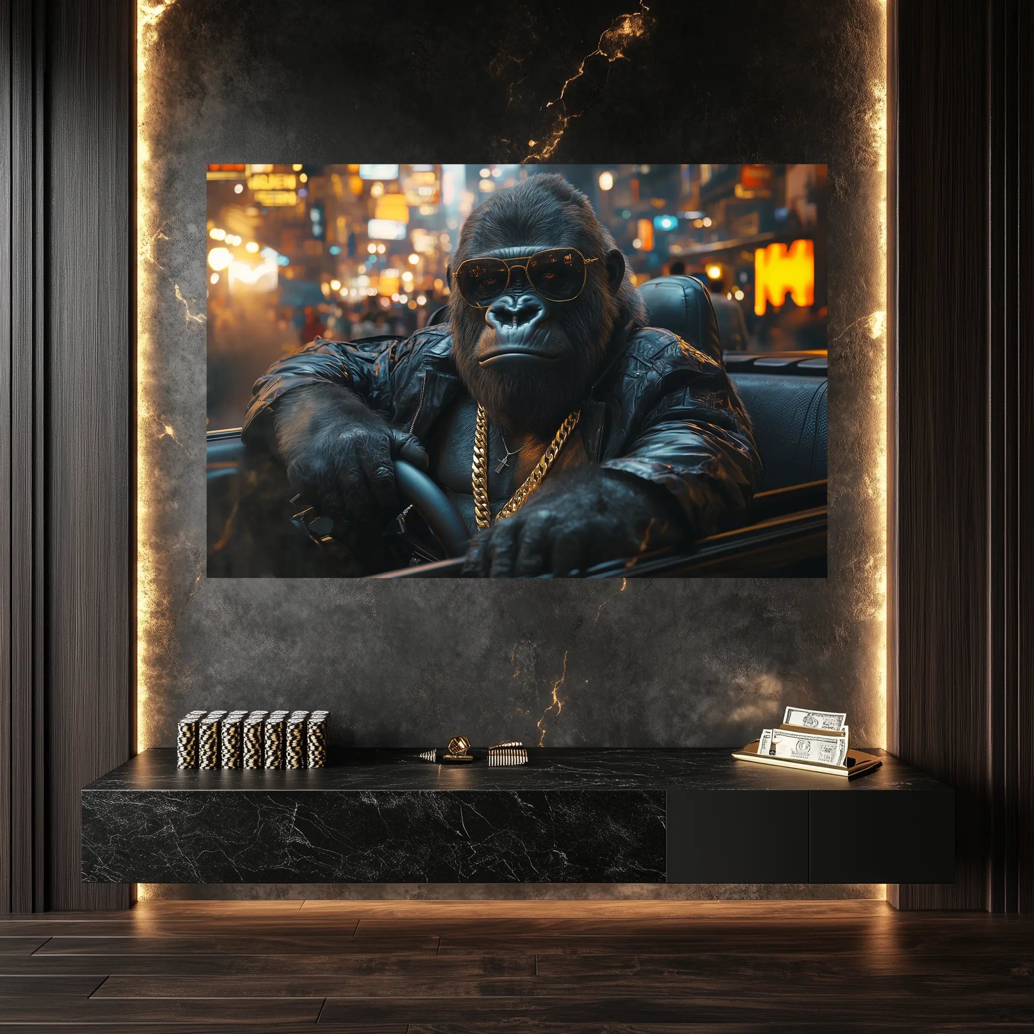 King of the Streets – Unantastbar | Premium Wandbild - Dein Wandbild