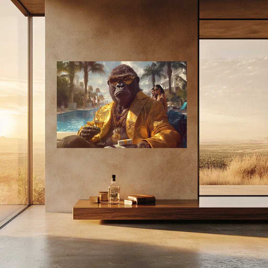 König der Riviera – Das ultimative Leben | Premium Wandbild - Dein Wandbild