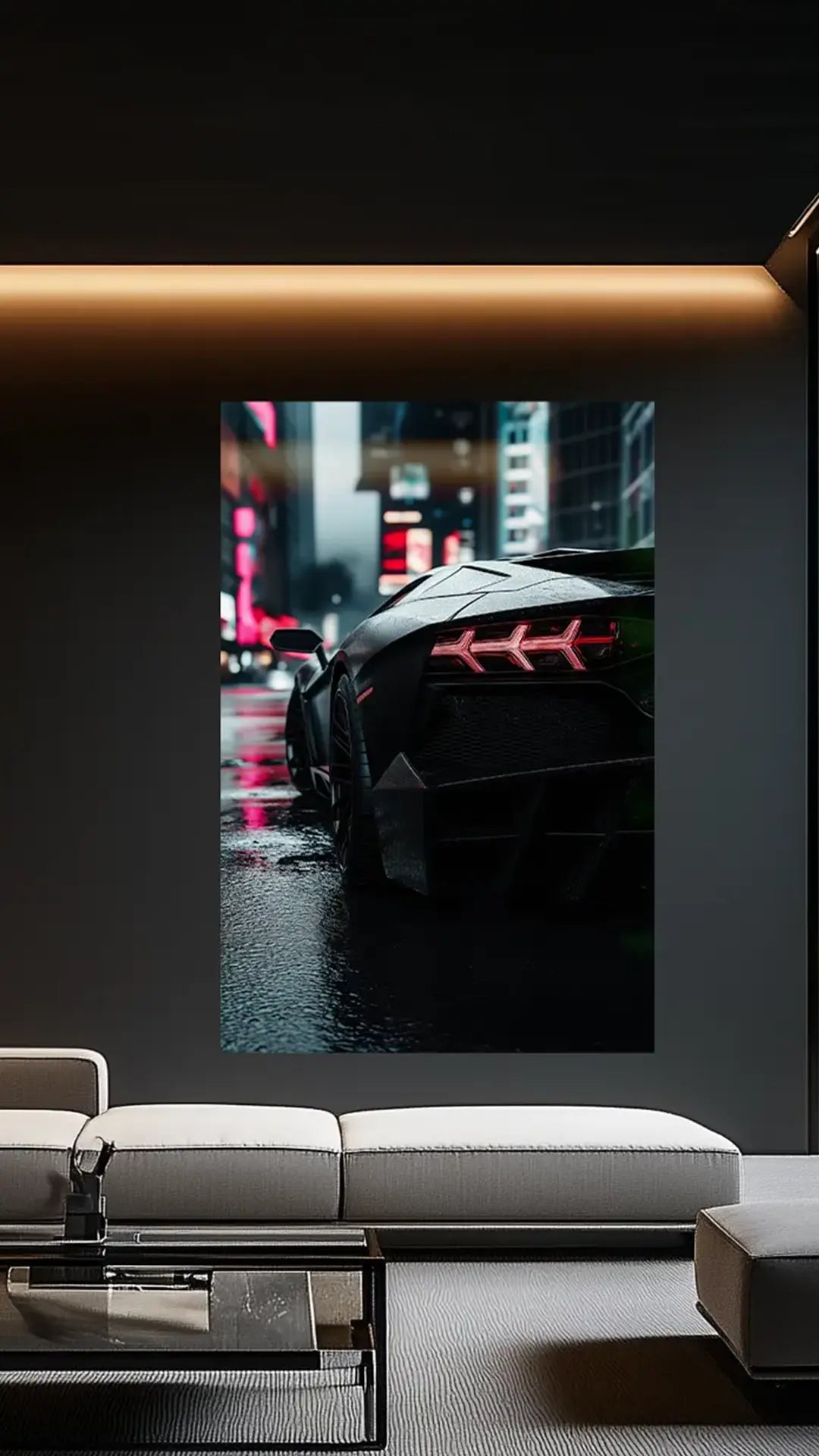Lamborghini Aventador SVJ – Die Dunkle Macht der Straße | Dein Wandbild - Dein Wandbild
