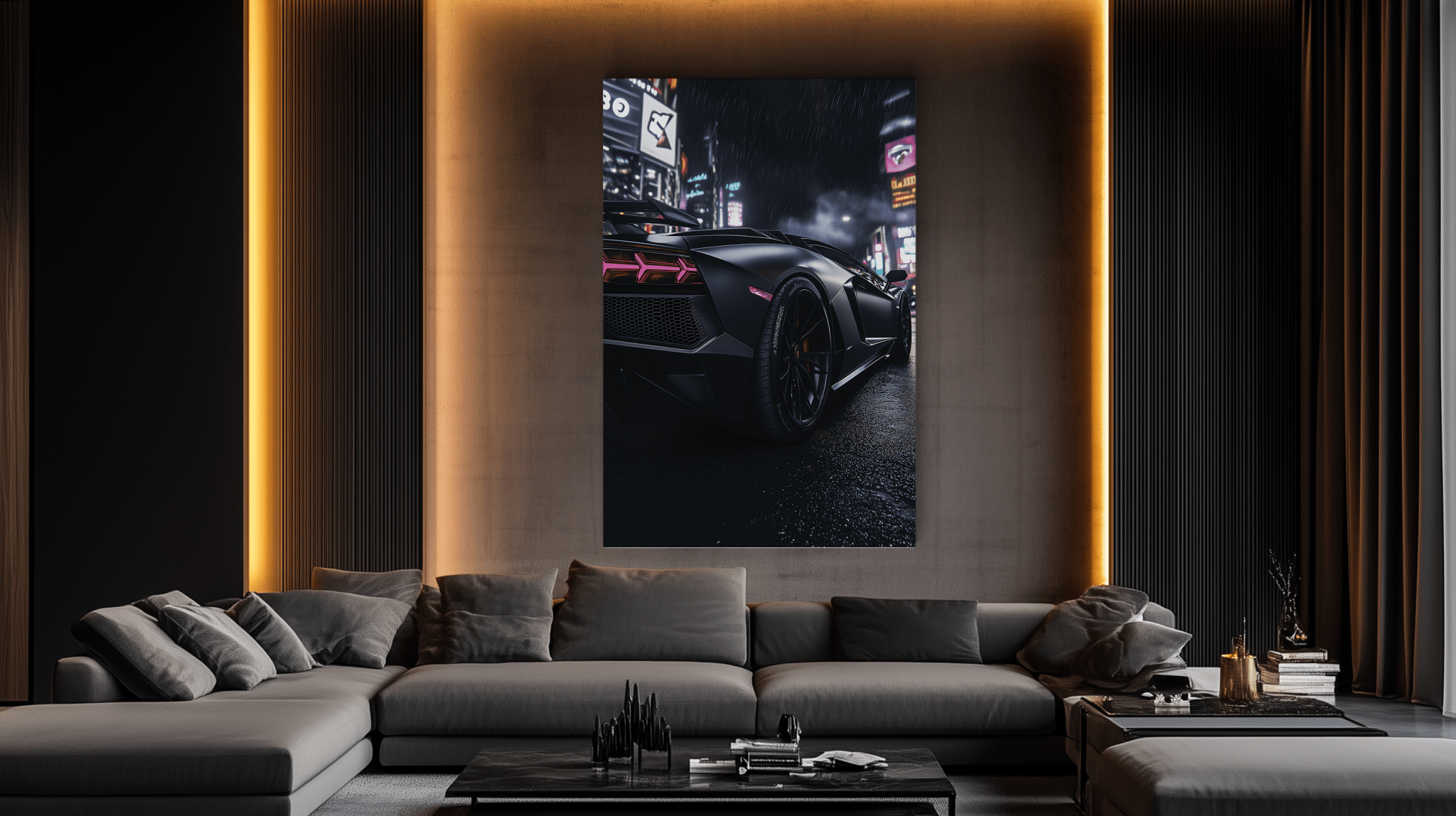 Lamborghini Aventador SVJ – Die Ikone der Nacht - Dein Wandbild