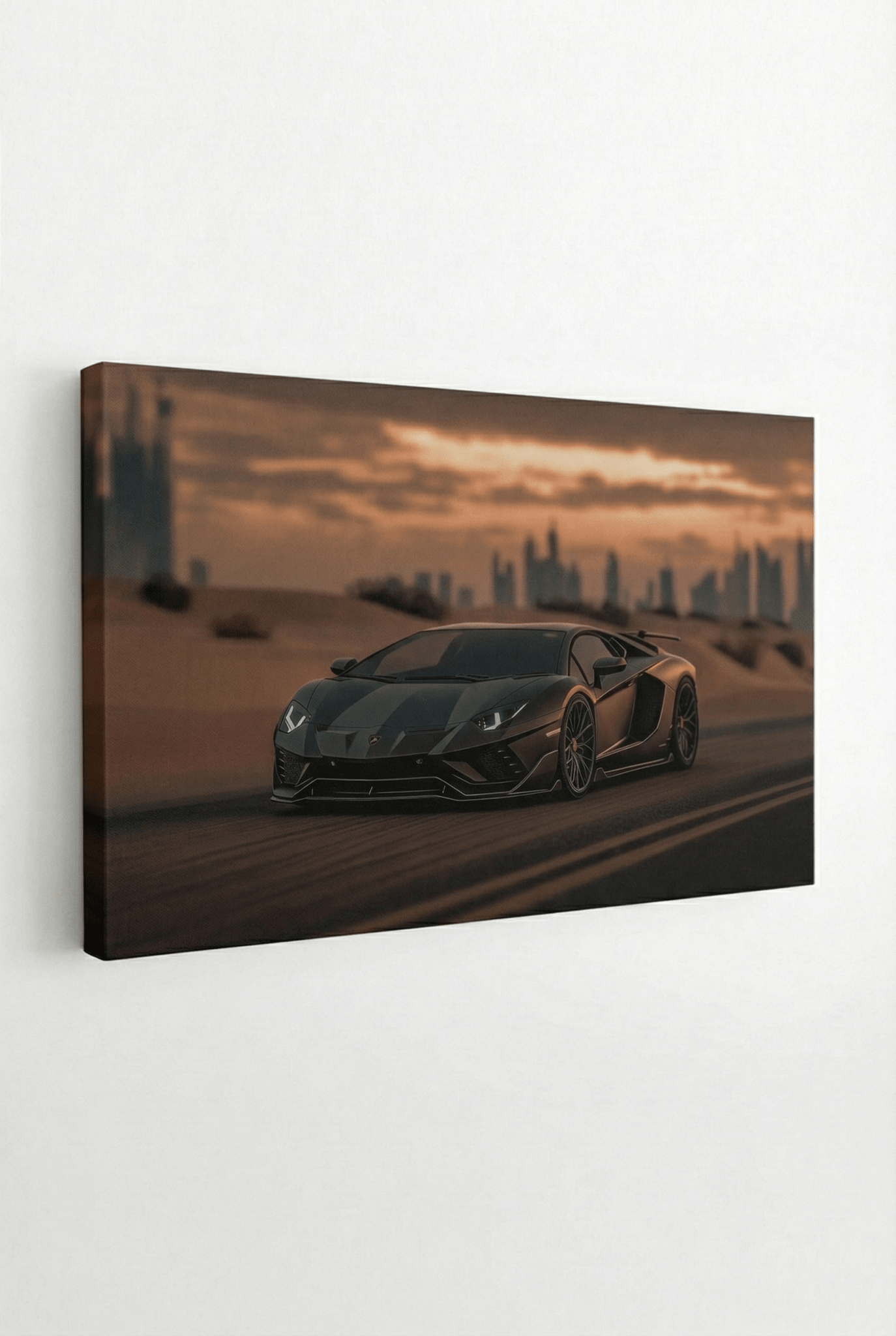 Lamborghini Aventador SVJ – Dominanz in der Wüste | Dein Wandbild - Dein Wandbild
