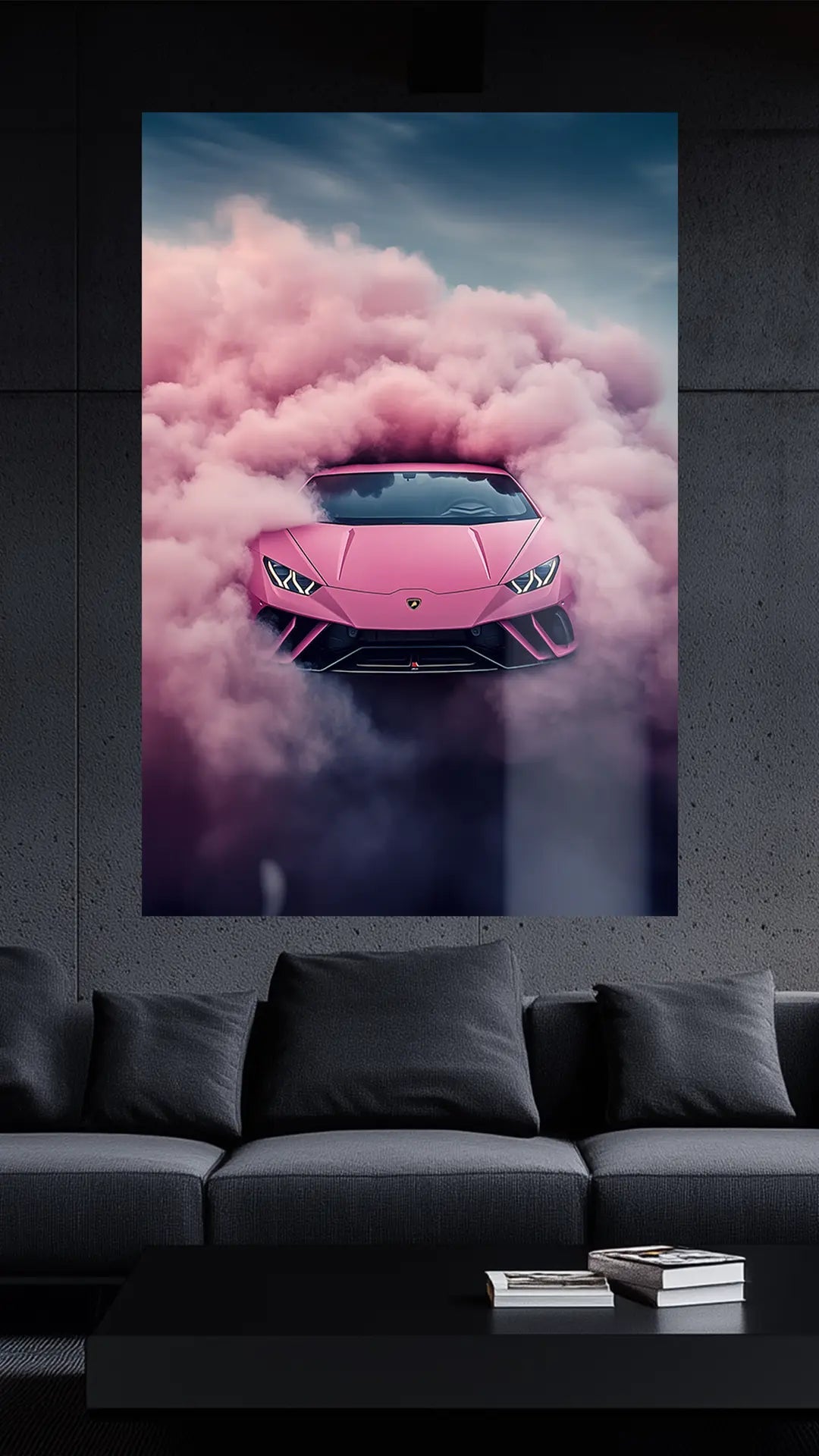 Lamborghini Huracán – Die Ikone im Nebel der Träume | Dein Wandbild - Dein Wandbild