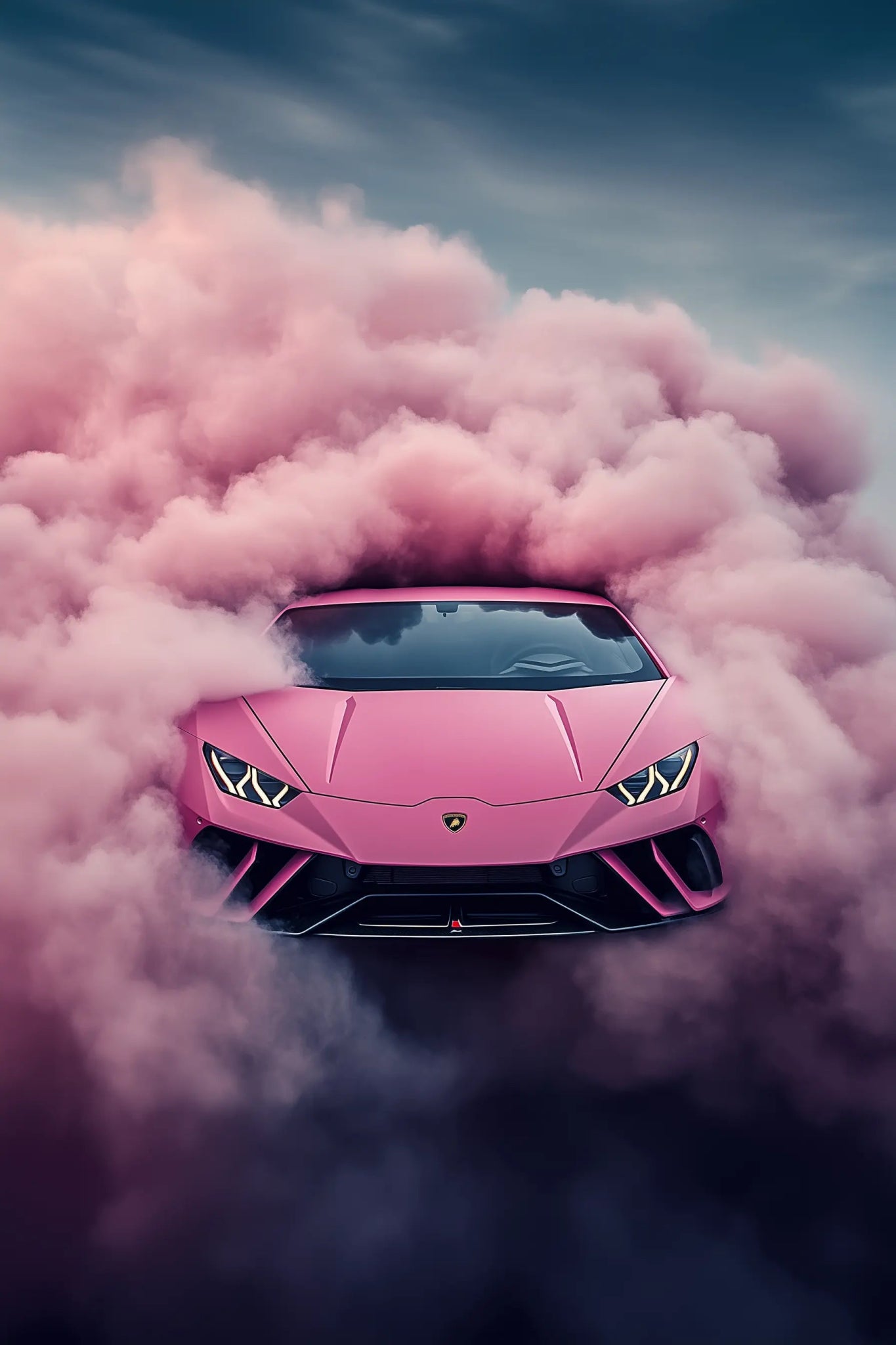 Lamborghini Huracán – Die Ikone im Nebel der Träume | Dein Wandbild - Dein Wandbild