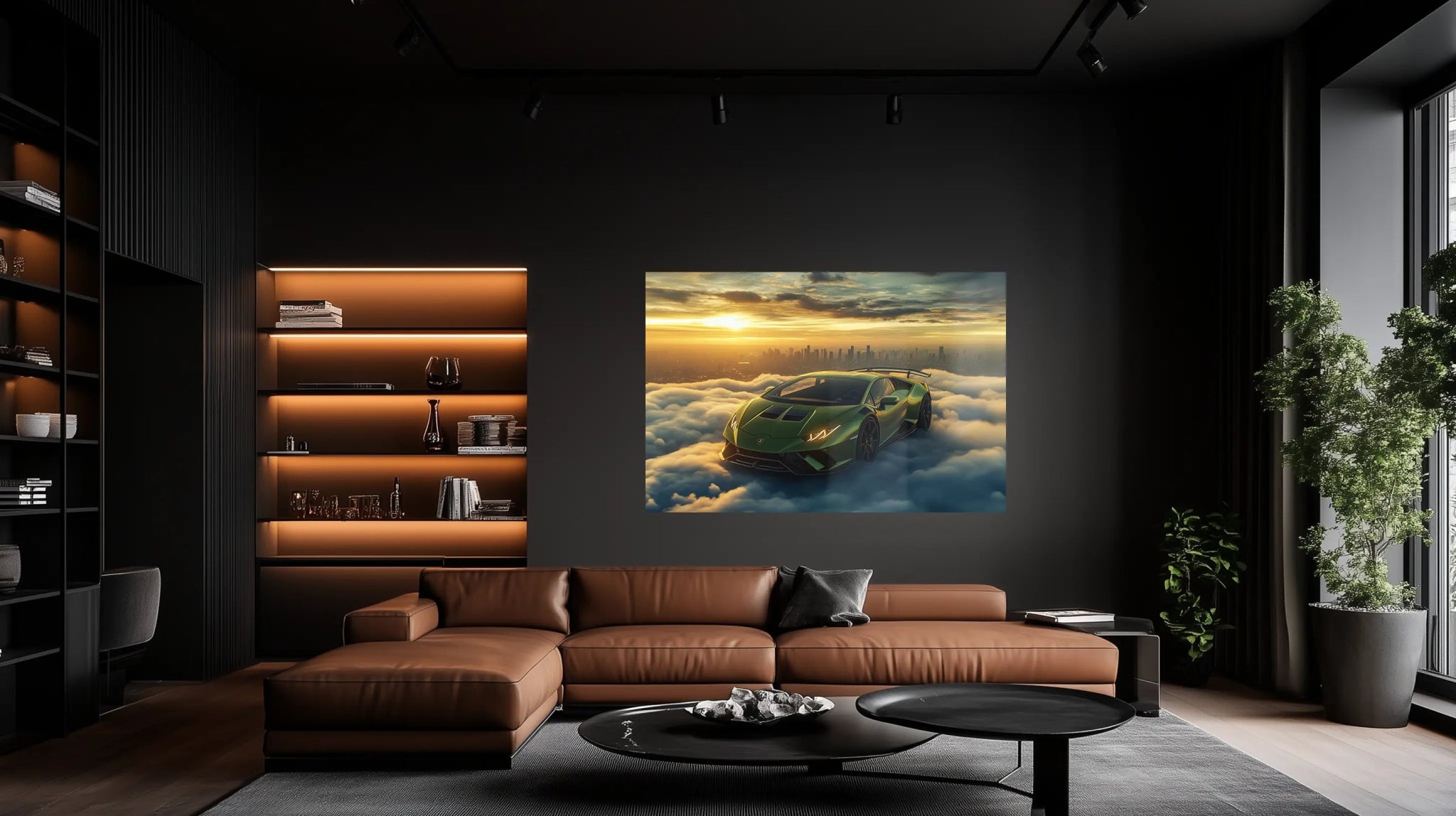 Lamborghini Huracán STO – Der König über den Wolken | Dein Wandbild - Dein Wandbild
