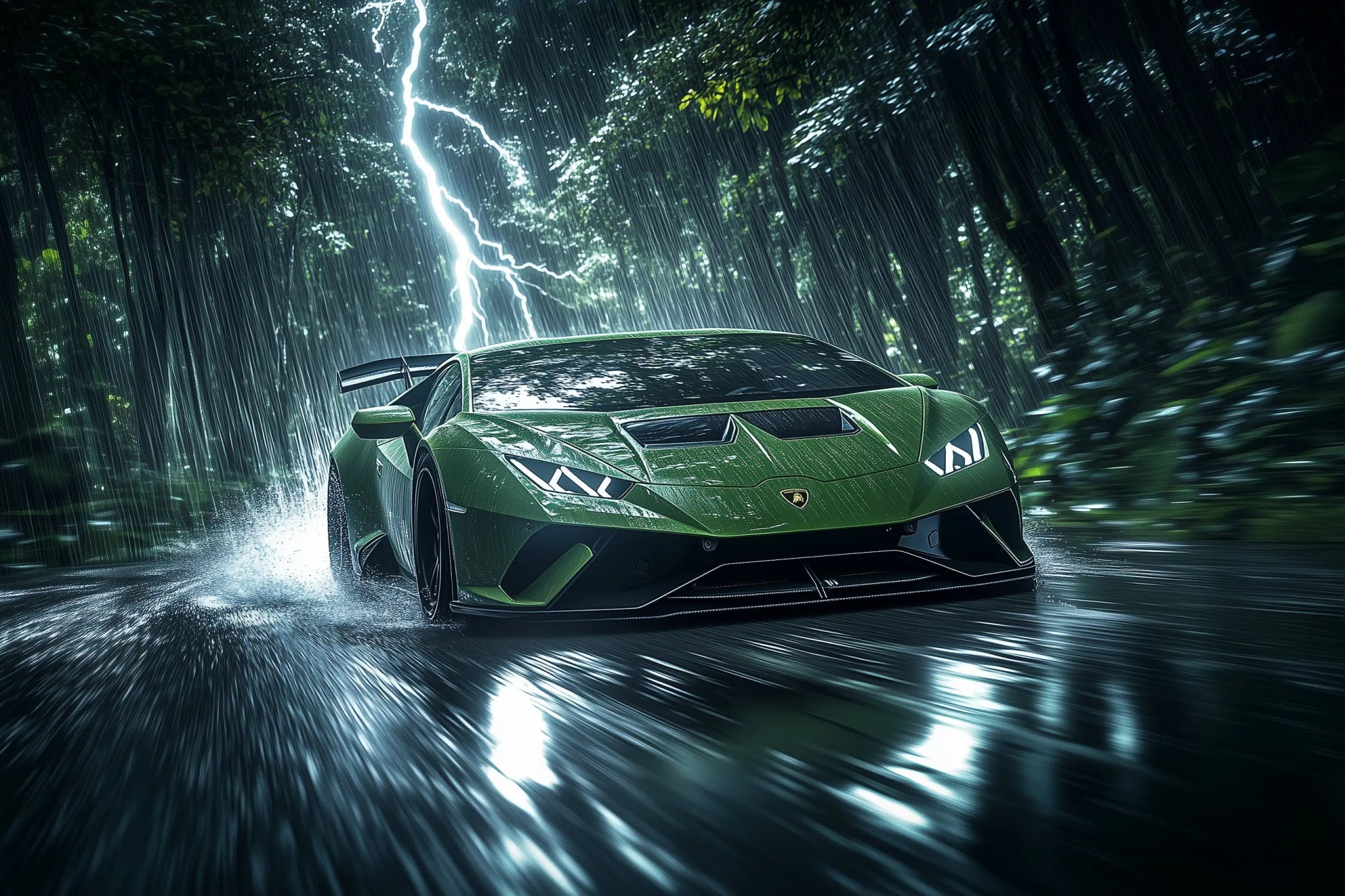 Lamborghini Huracán STO – Die Naturgewalt auf Rädern | Dein Wandbild - Dein Wandbild