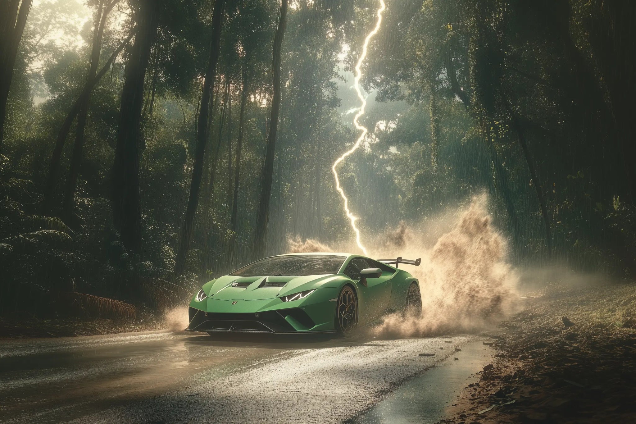 Lamborghini Huracán STO – Die Naturgewalt auf vier Rädern | Dein Wandbild - Dein Wandbild