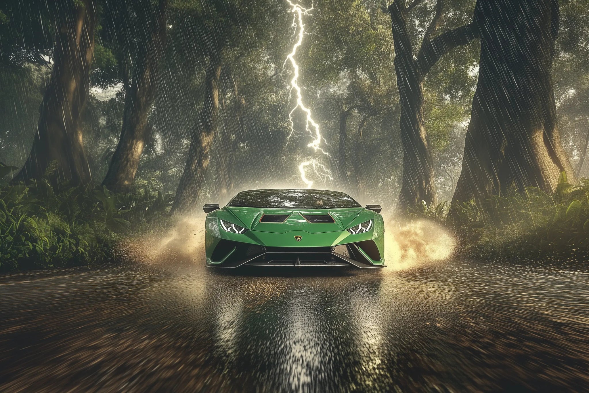 Lamborghini Huracán STO – Die ungezähmte Naturgewalt | Dein Wandbild - Dein Wandbild