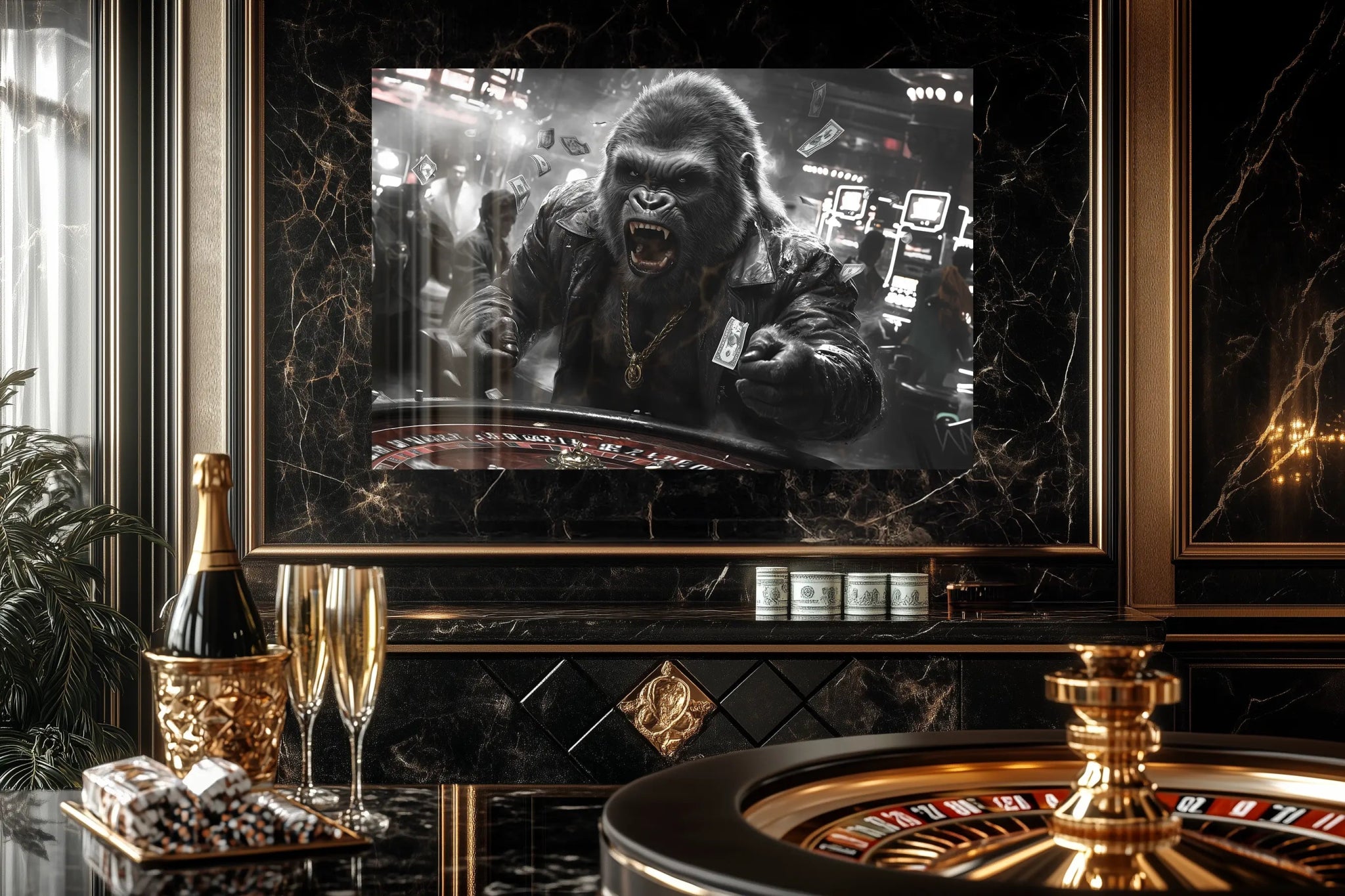 Letzte Warnung – Wenn Macht explodiert | Premium Wandbild - Dein Wandbild