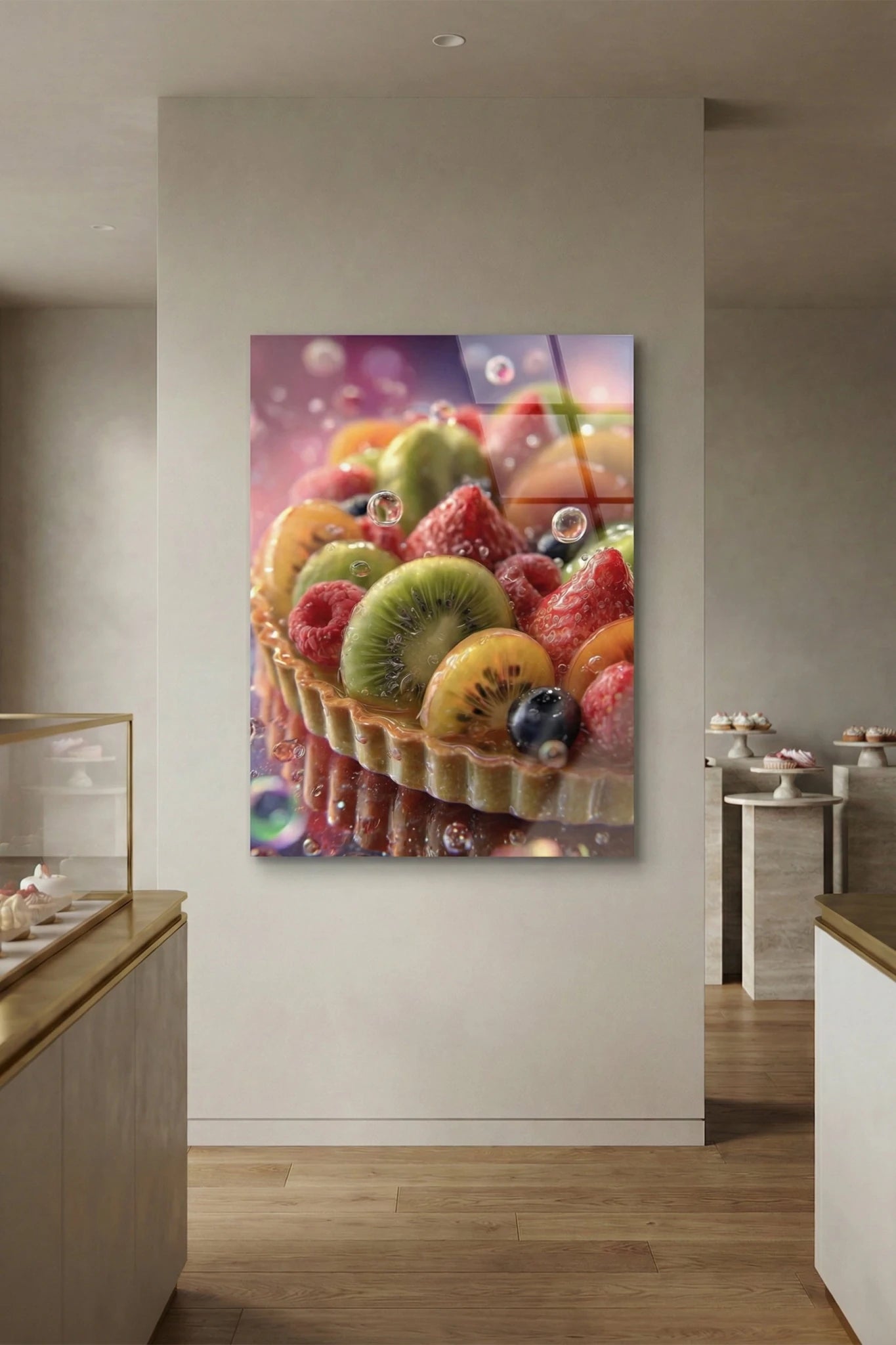 Magic Fruitcake – Exquisite Frucht - Tarte in leuchtender Perfektion | Dein Wandbild - Dein Wandbild