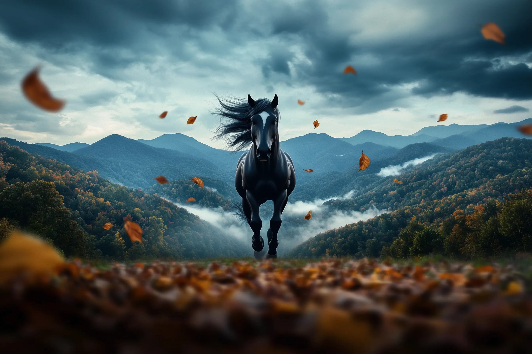Majestätische Eleganz – Das Tennessee Walking Horse Wandbild | Dein Wandbild - Dein Wandbild