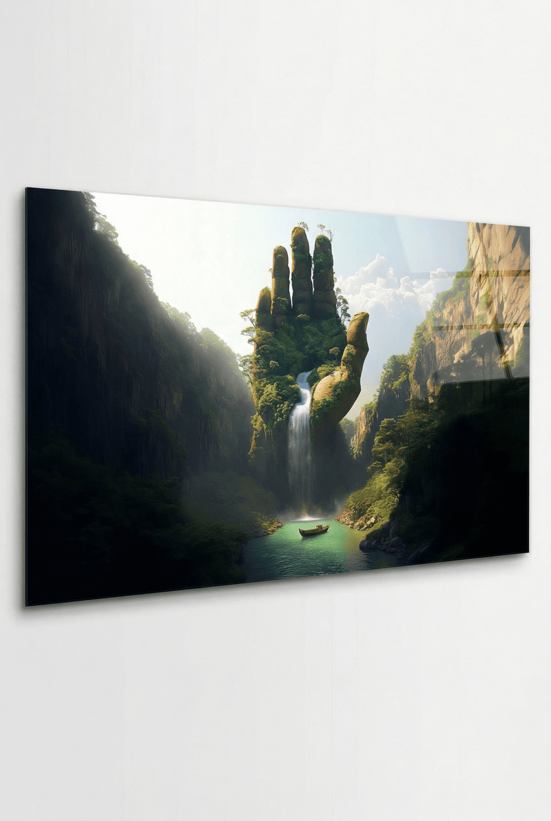 Mutter Gaias Hand – Naturbild mit spiritueller Symbolik & Stärke | Dein Wandbild - Dein Wandbild