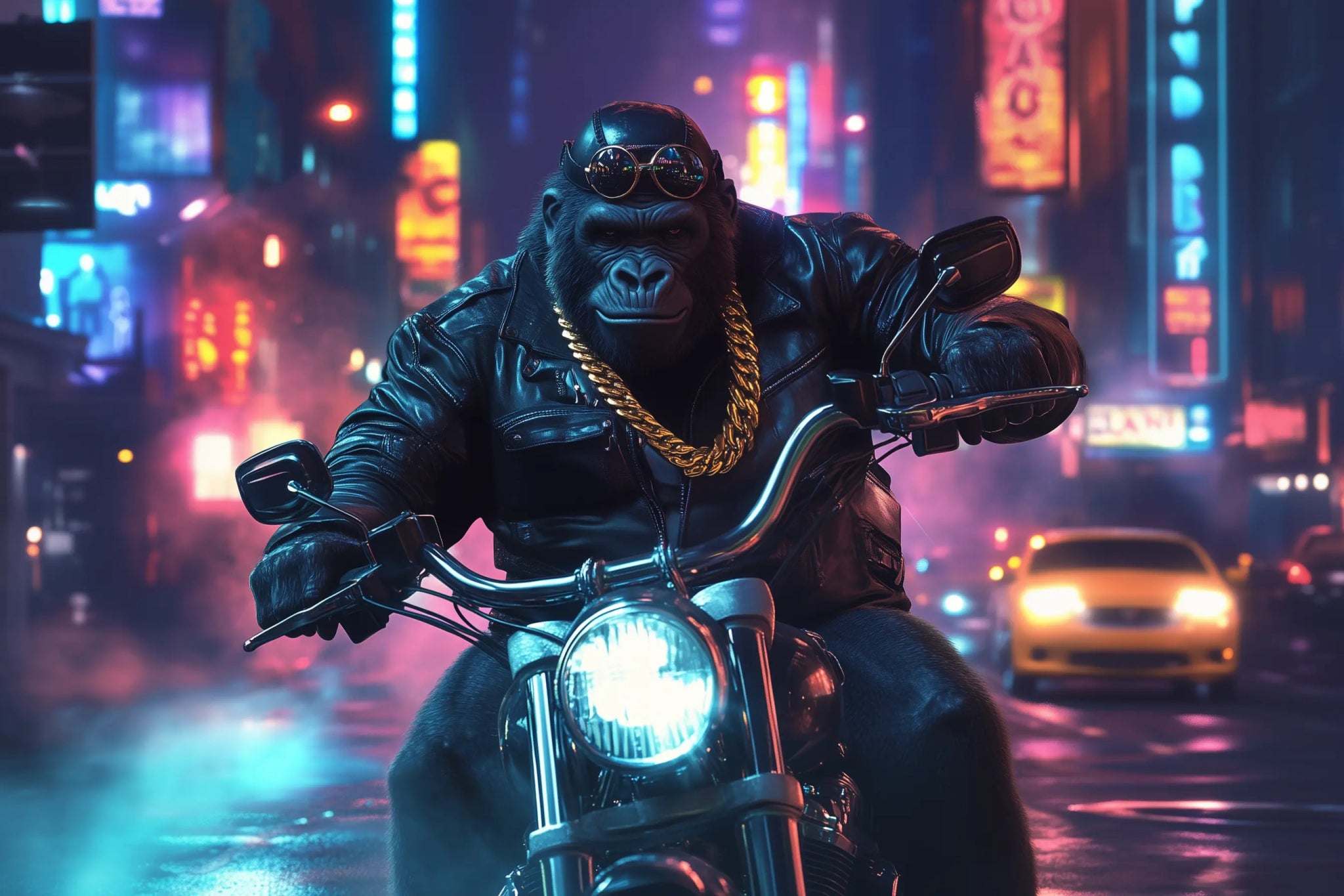 Night King auf zwei Rädern – Die Verkörperung von Macht & Stil | Exklusives Wandbild - Dein Wandbild