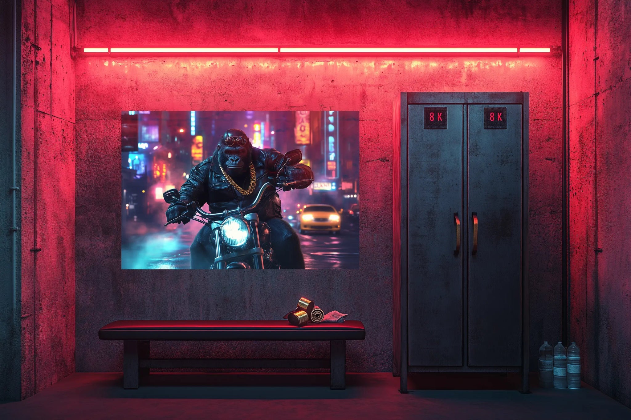 Night King auf zwei Rädern – Die Verkörperung von Macht & Stil | Exklusives Wandbild - Dein Wandbild