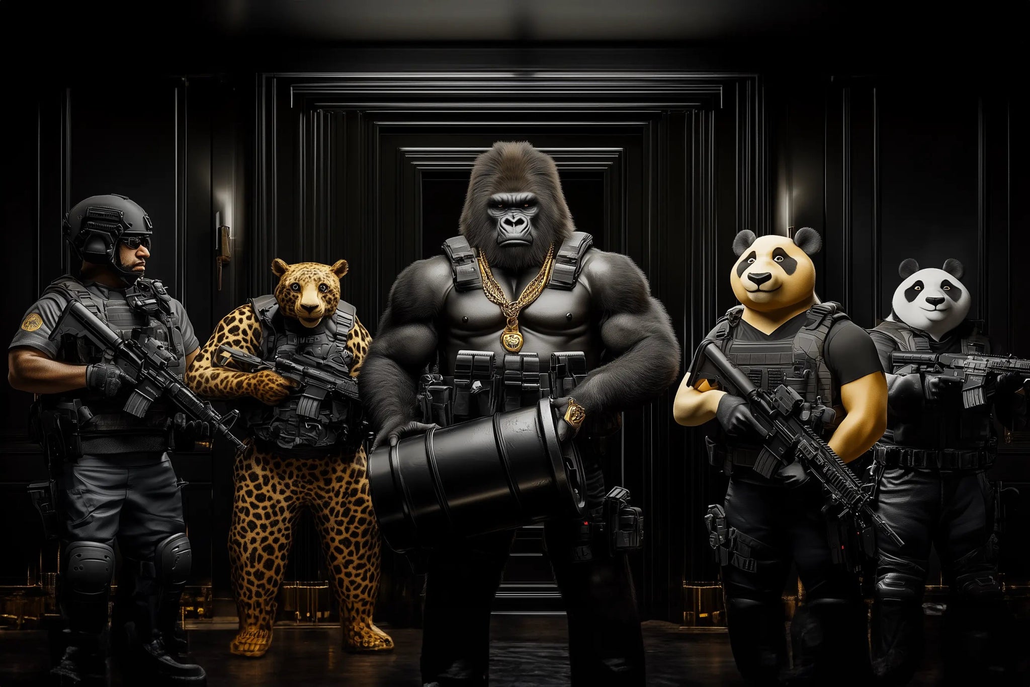 Operation Dominanz – Die Elite des Untergrunds | Premium Wandbild - Dein Wandbild