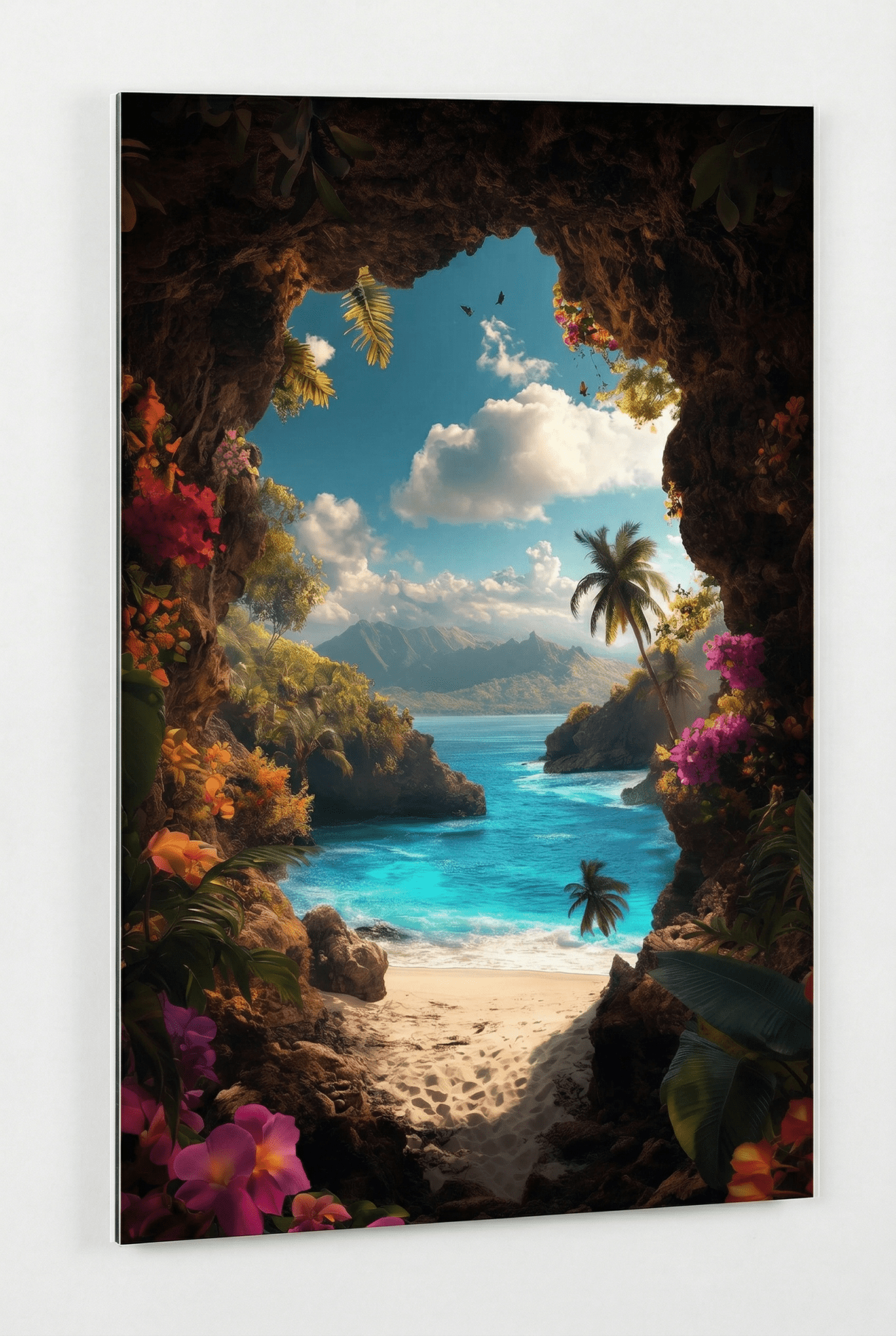 Paradiesische Aussicht – Landschaftsbild mit tropischer Ruhe | Dein Wandbild - Dein Wandbild