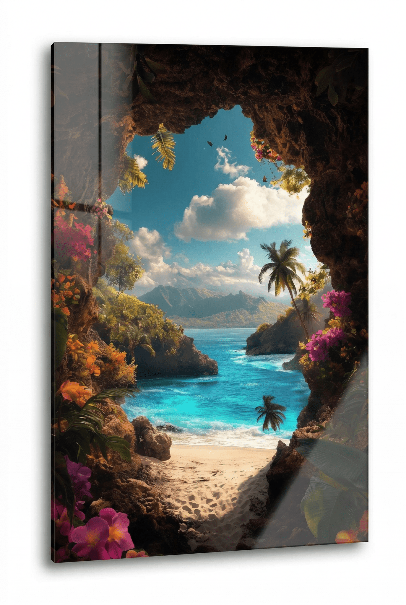 Paradiesische Aussicht – Landschaftsbild mit tropischer Ruhe | Dein Wandbild - Dein Wandbild