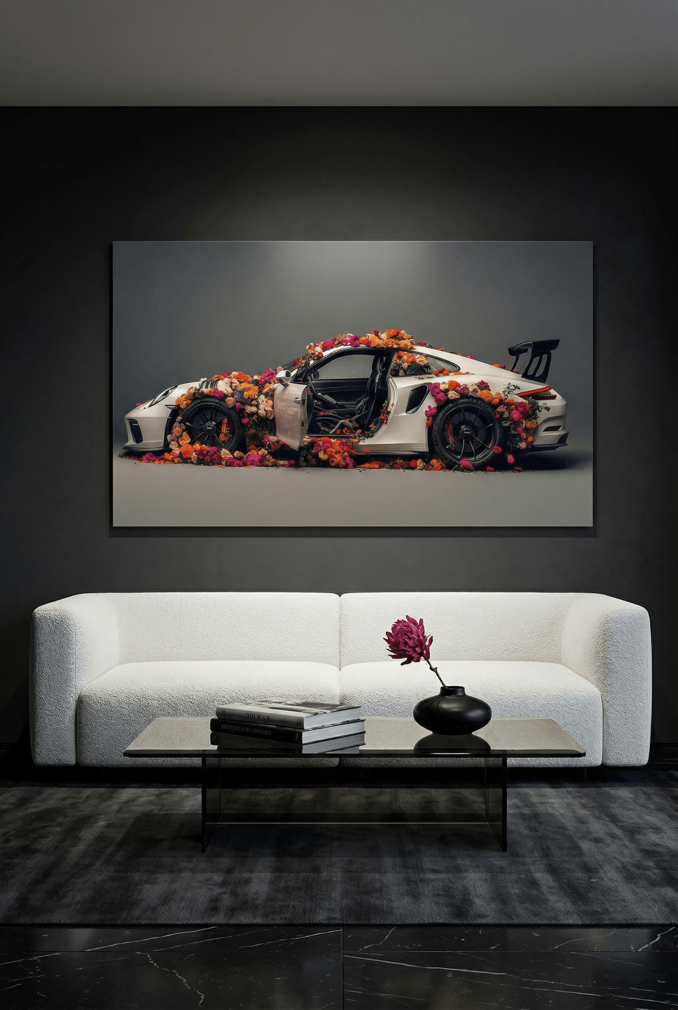 Porsche GT3 – Die Fusion von Eleganz & Natur | Dein Wandbild - Dein Wandbild