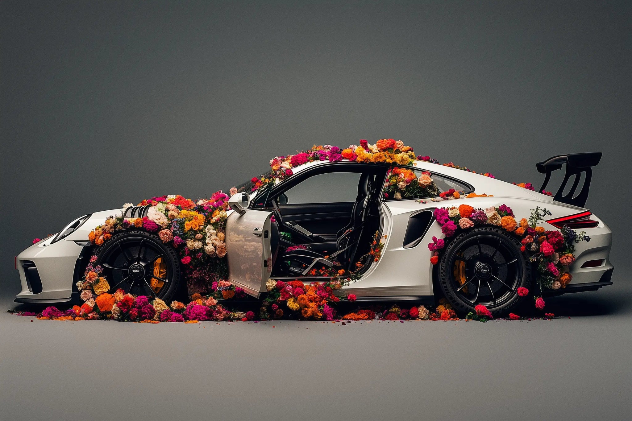 Porsche GT3 – Die Fusion von Eleganz & Natur | Dein Wandbild - Dein Wandbild