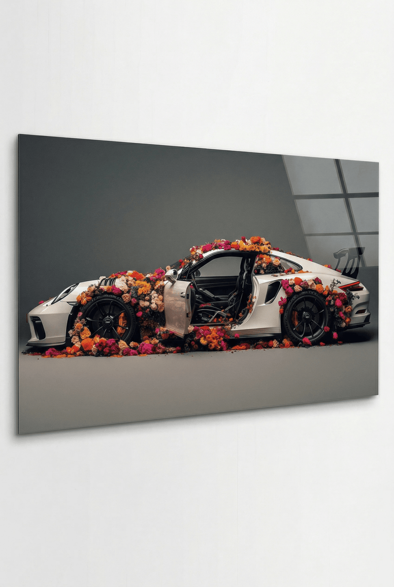 Porsche GT3 – Die Fusion von Eleganz & Natur | Dein Wandbild - Dein Wandbild