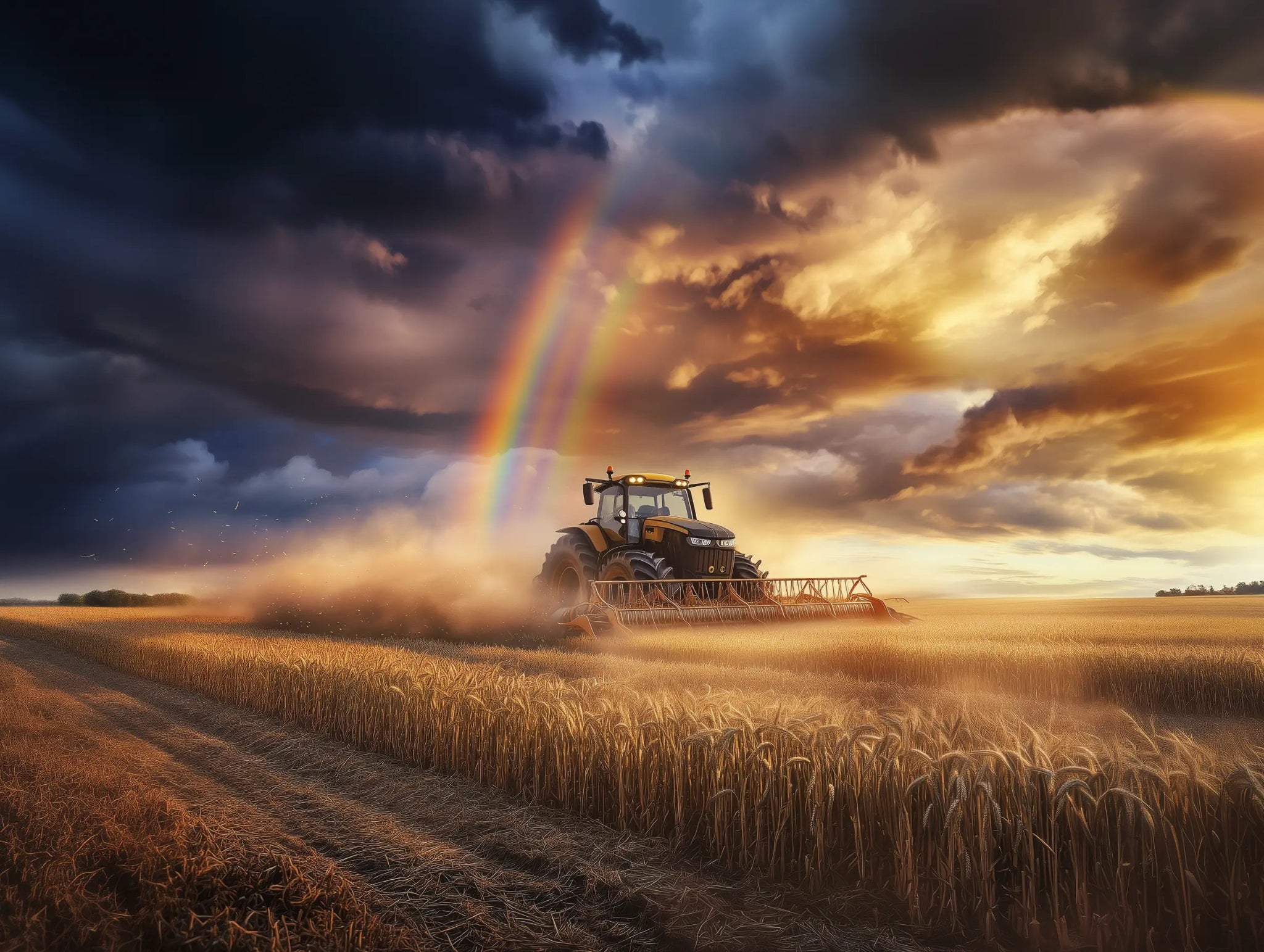 Rainbow Force – Ernte nach dem Sturm - Dein Wandbild